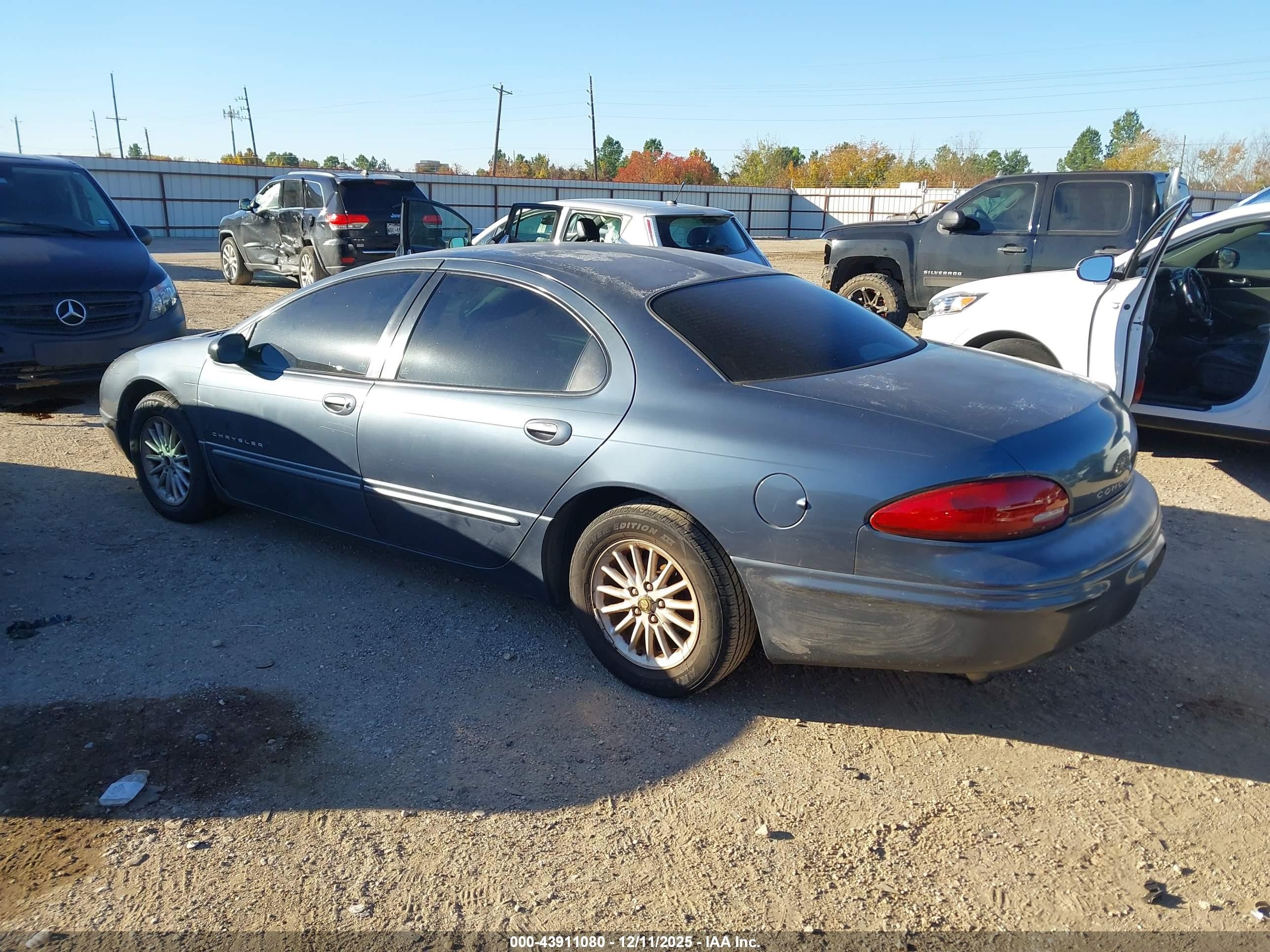 2001 Chrysler Concorde Lxi Blue vin: 2C3HD36J21H531226