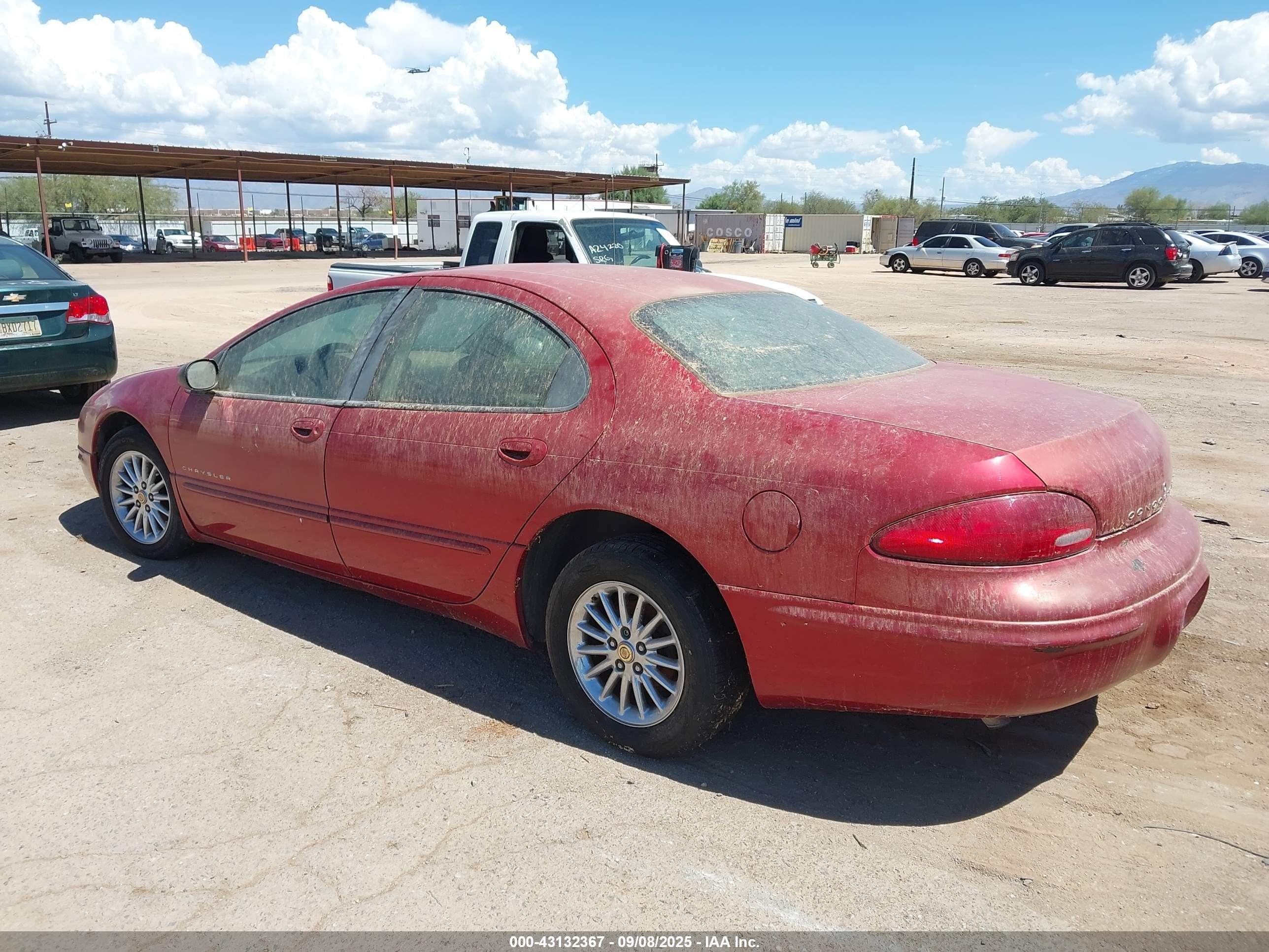 2000 Chrysler Concorde Lxi Red vin: 2C3HD36J8YH407858