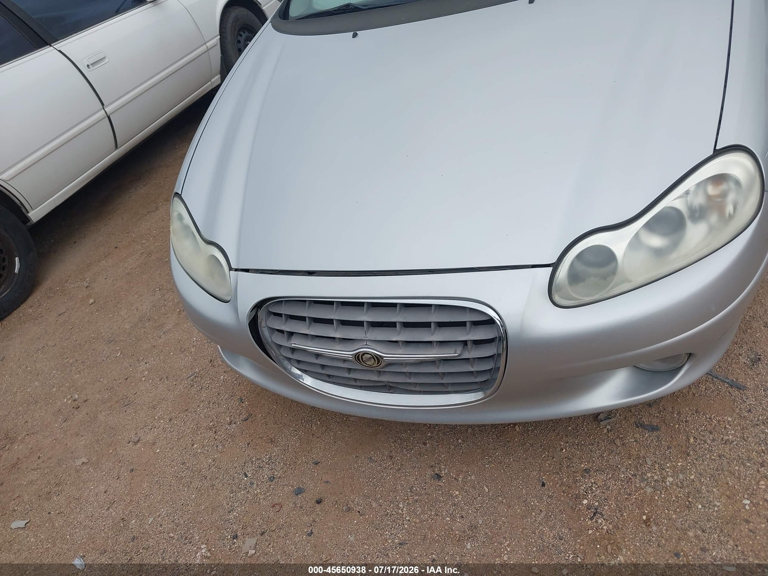 2004 Chrysler Concorde Lxi Серебряный vin: 2C3HD36M04H655719