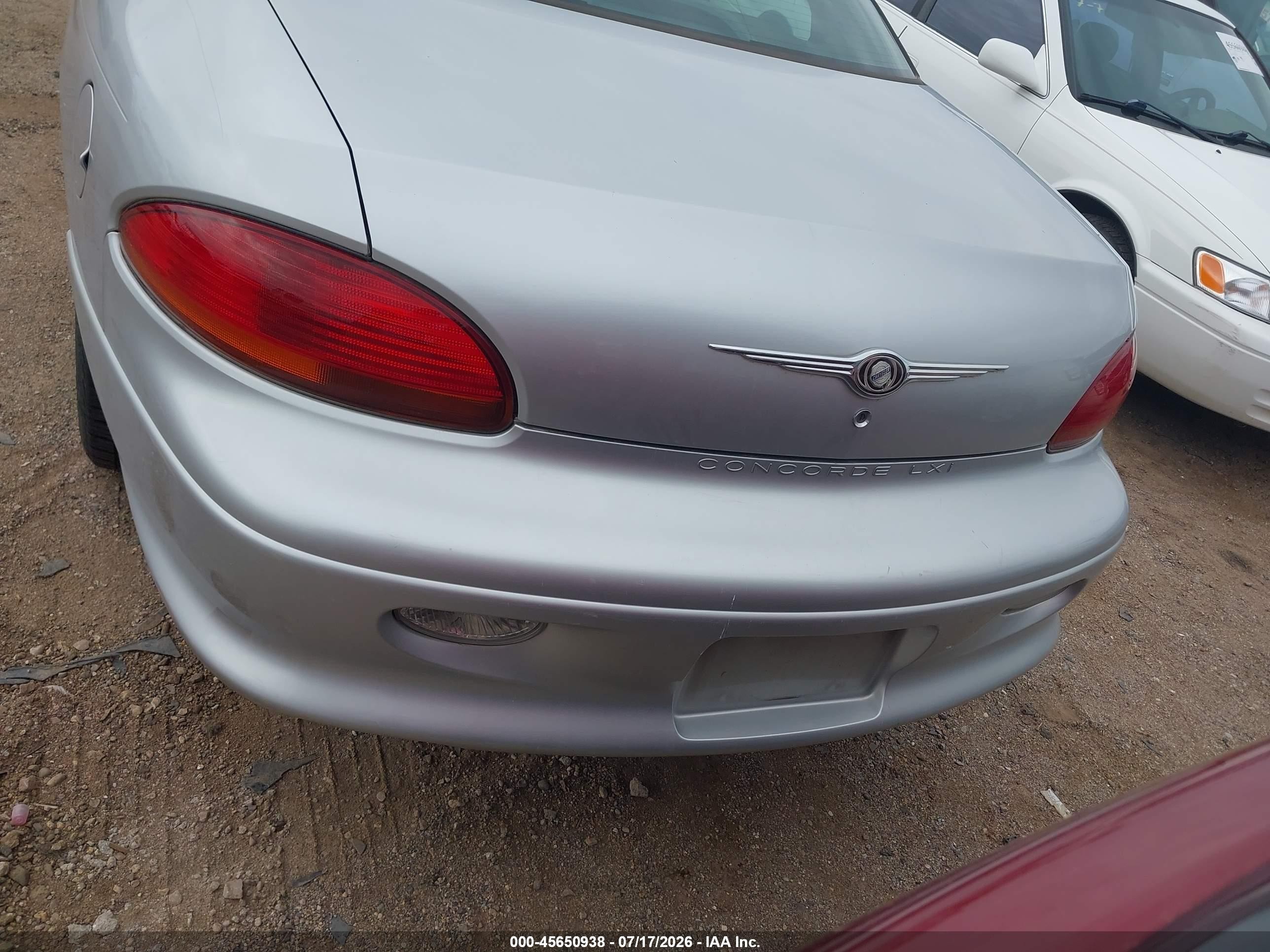 2004 Chrysler Concorde Lxi Серебряный vin: 2C3HD36M04H655719