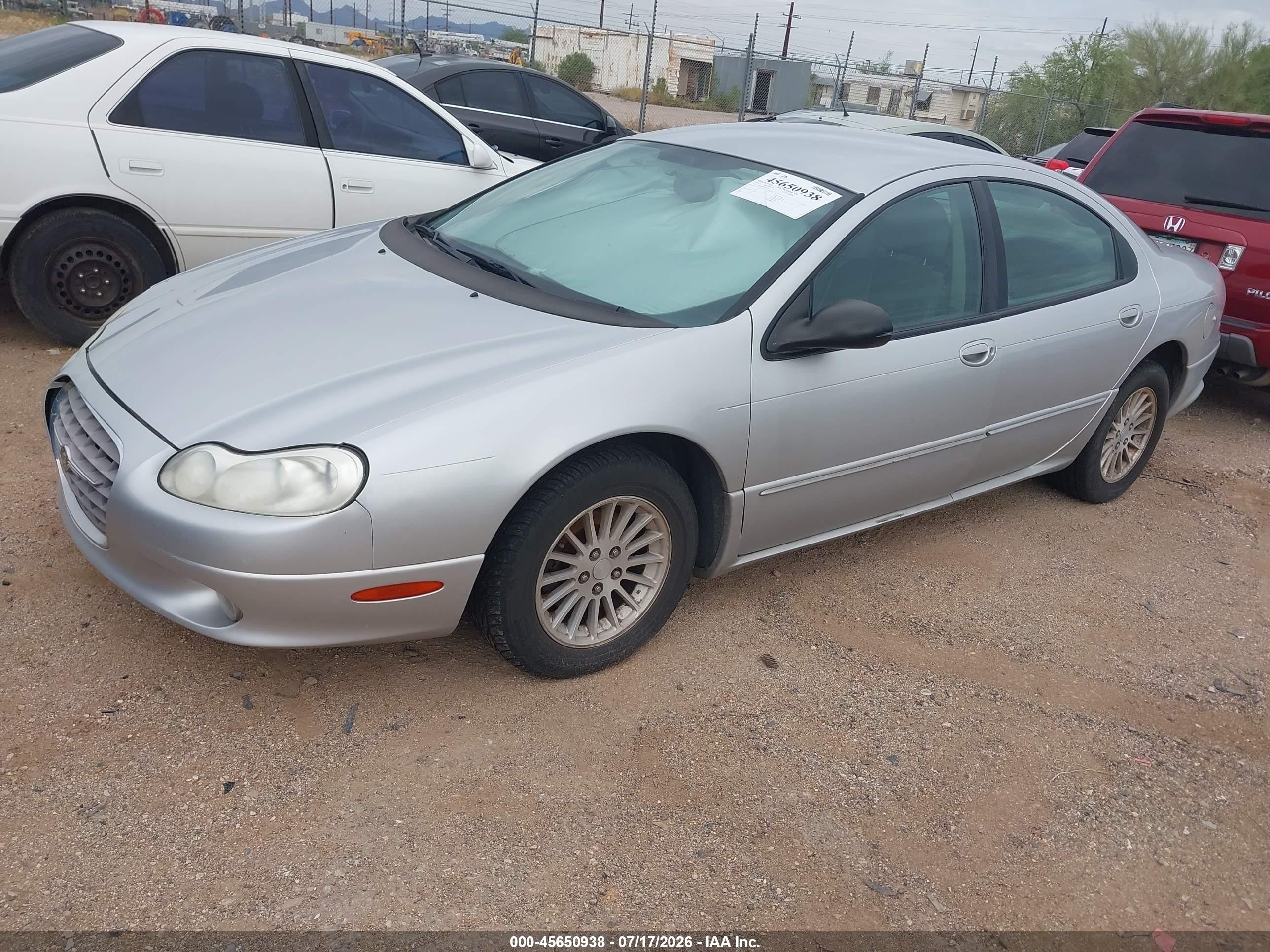2004 Chrysler Concorde Lxi Серебряный vin: 2C3HD36M04H655719