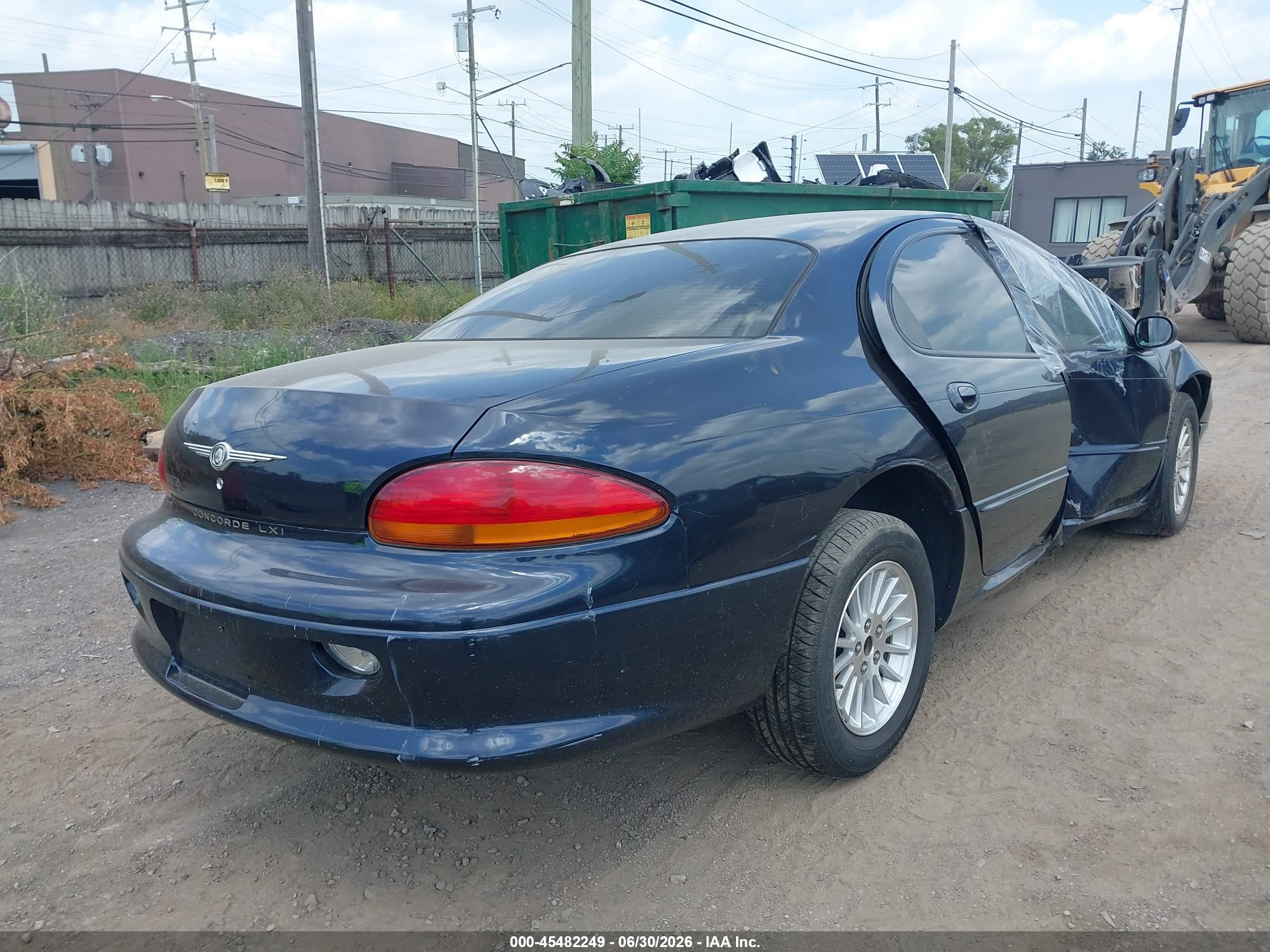 2003 Chrysler Concorde Lxi Blue vin: 2C3HD36M73H514323