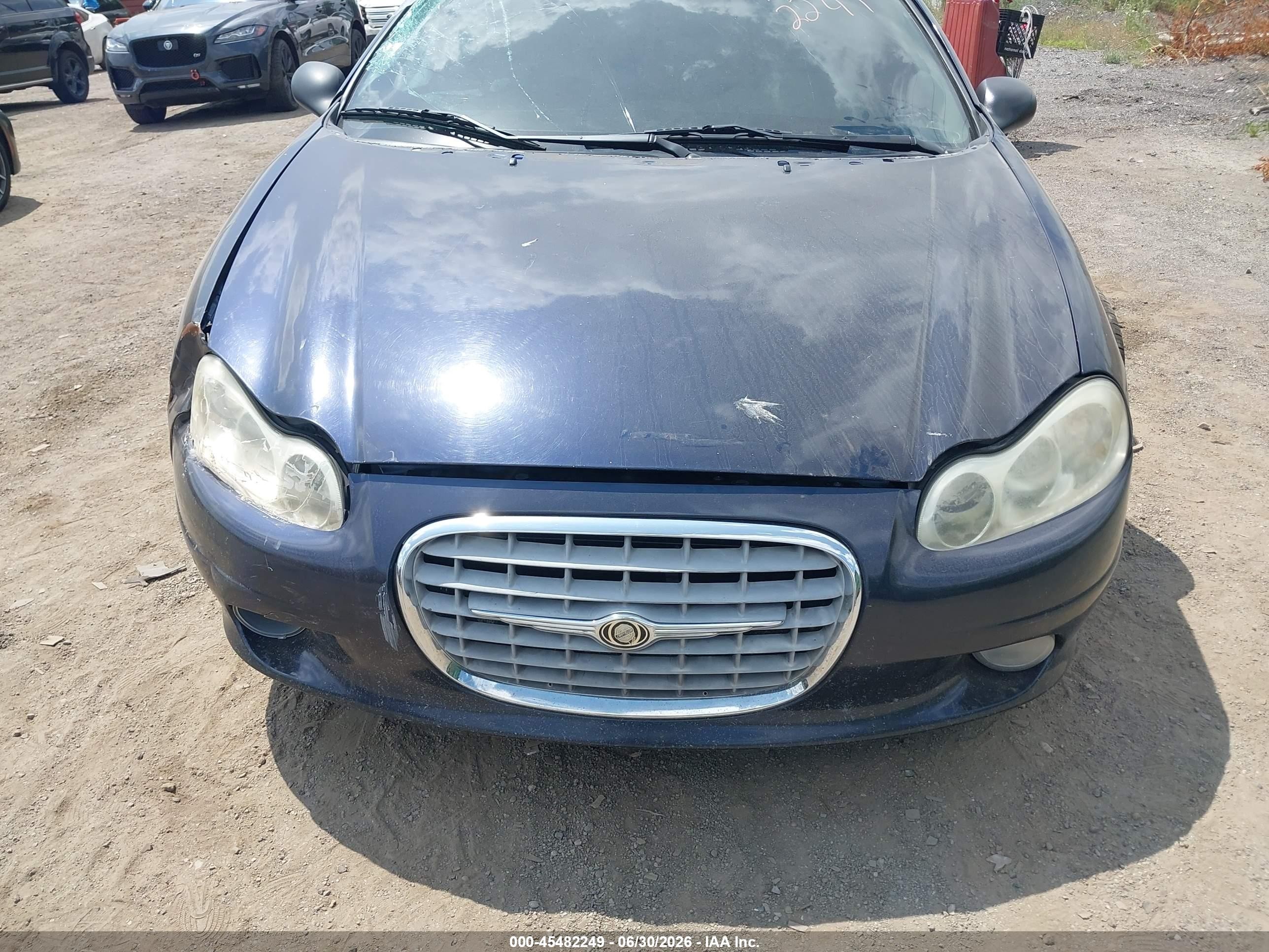 2003 Chrysler Concorde Lxi Blue vin: 2C3HD36M73H514323