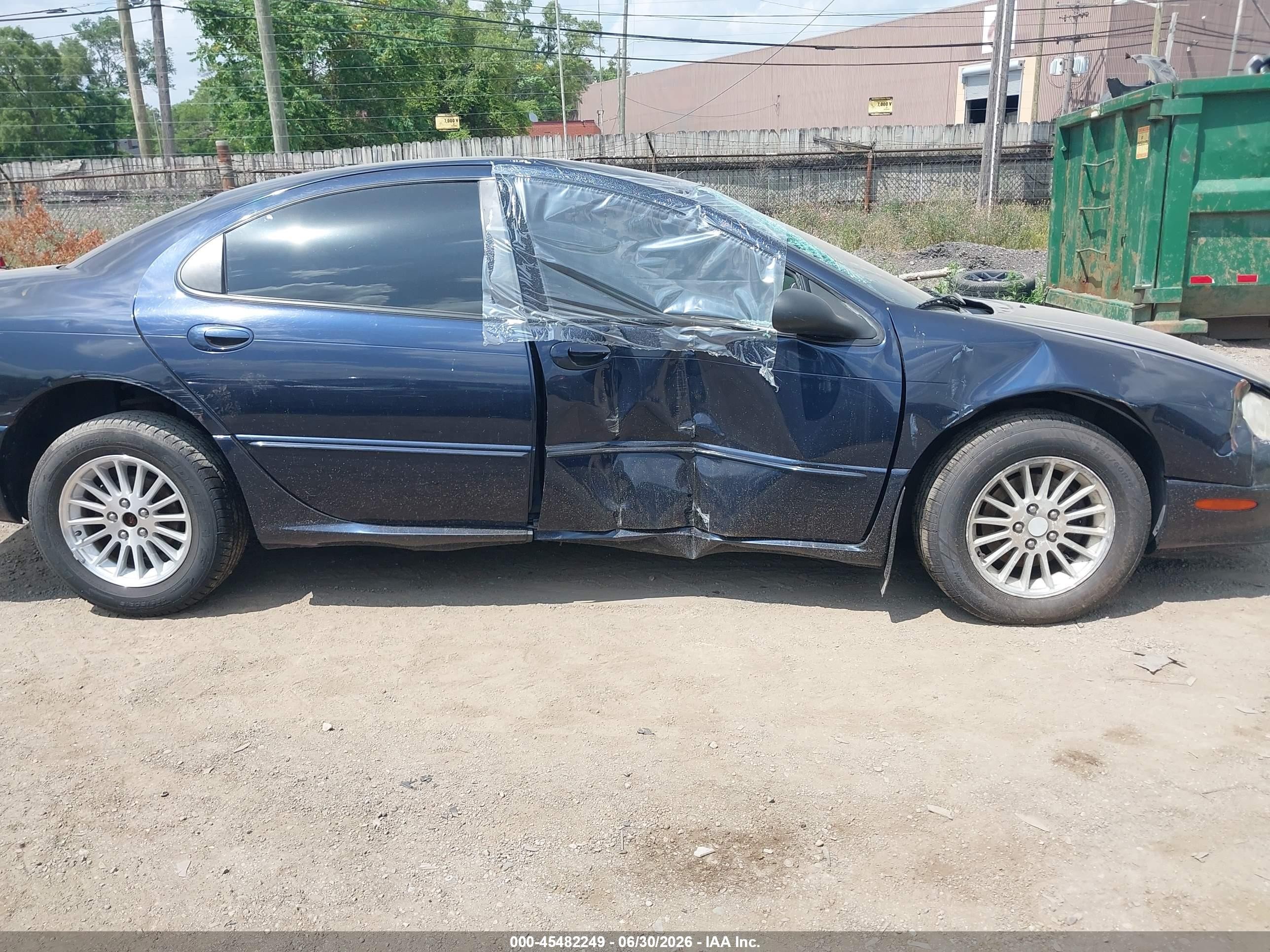 2003 Chrysler Concorde Lxi Blue vin: 2C3HD36M73H514323