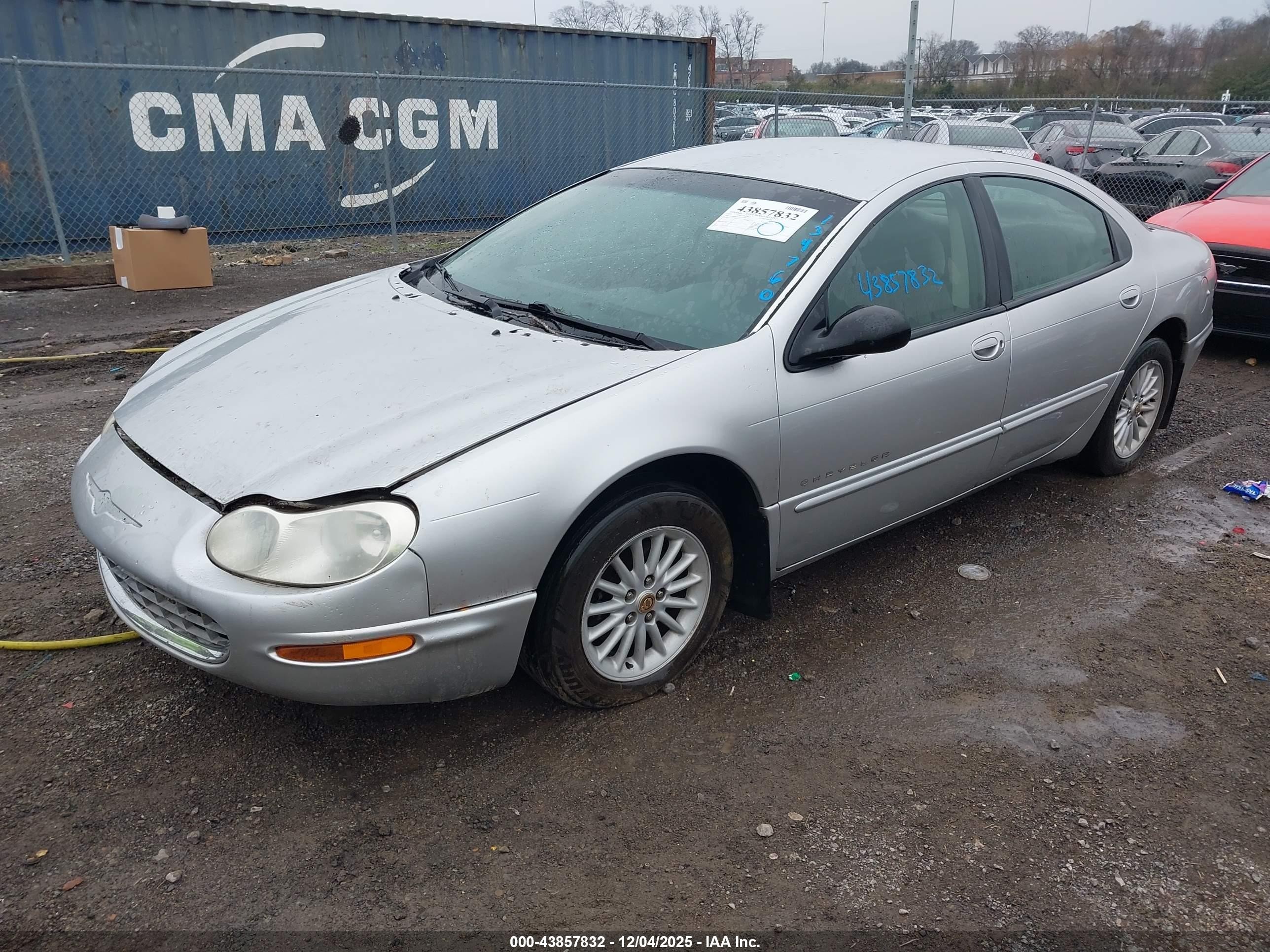2000 Chrysler Concorde Lx Серебряный vin: 2C3HD46R1YH134760
