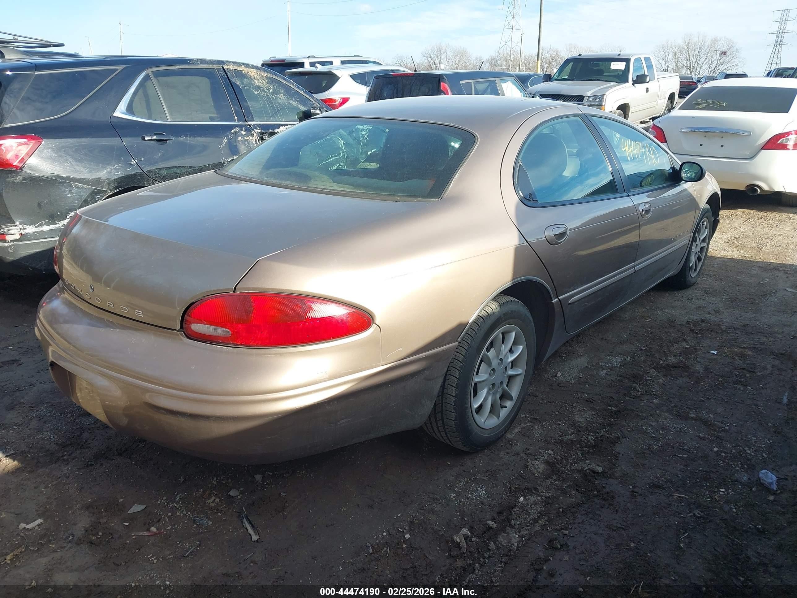 2001 Chrysler Concorde Lx Beige vin: 2C3HD46R41H581301