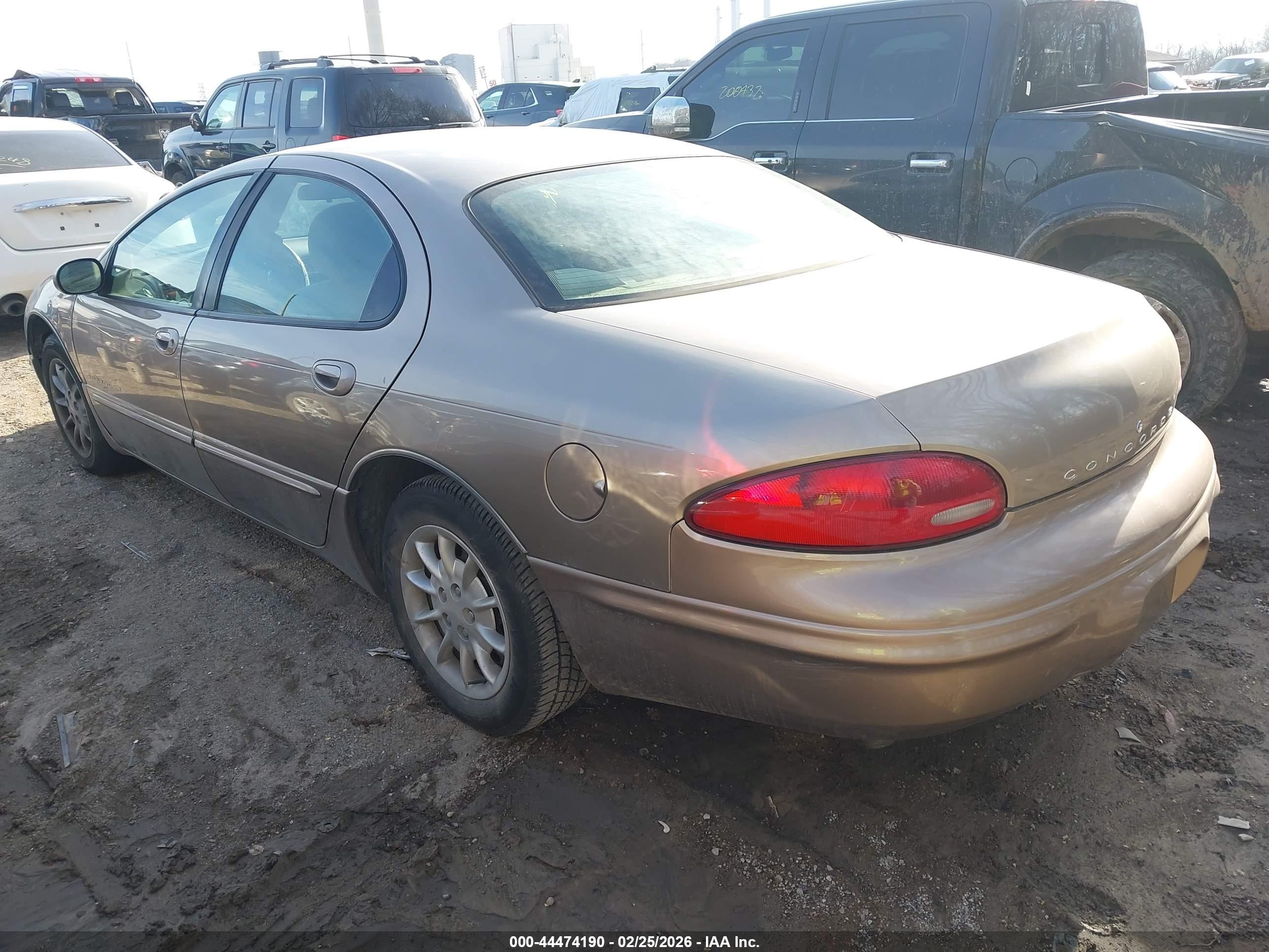 2001 Chrysler Concorde Lx Beige vin: 2C3HD46R41H581301