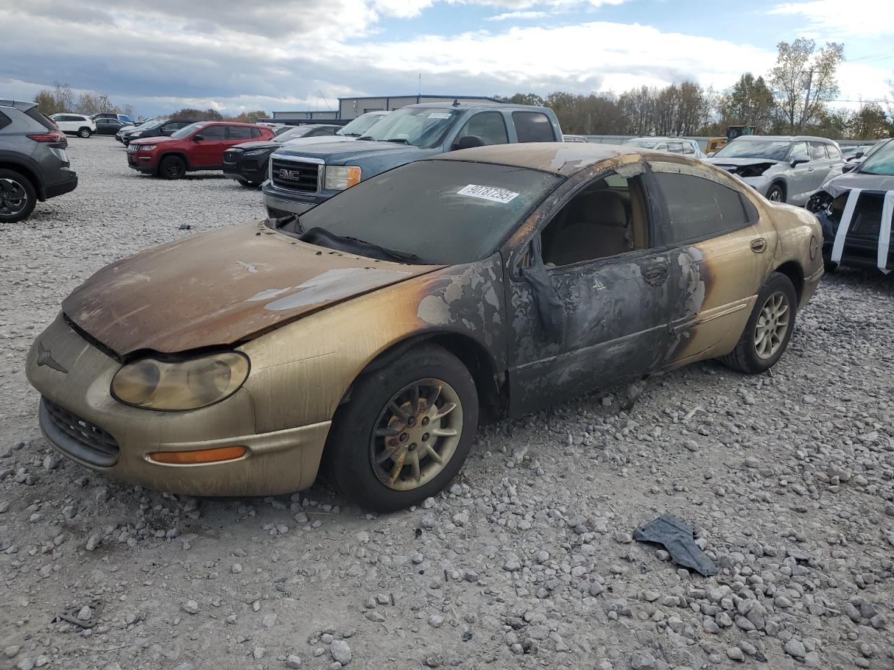 2000 Chrysler Concorde Lx Cream vin: 2C3HD46R5YH351504