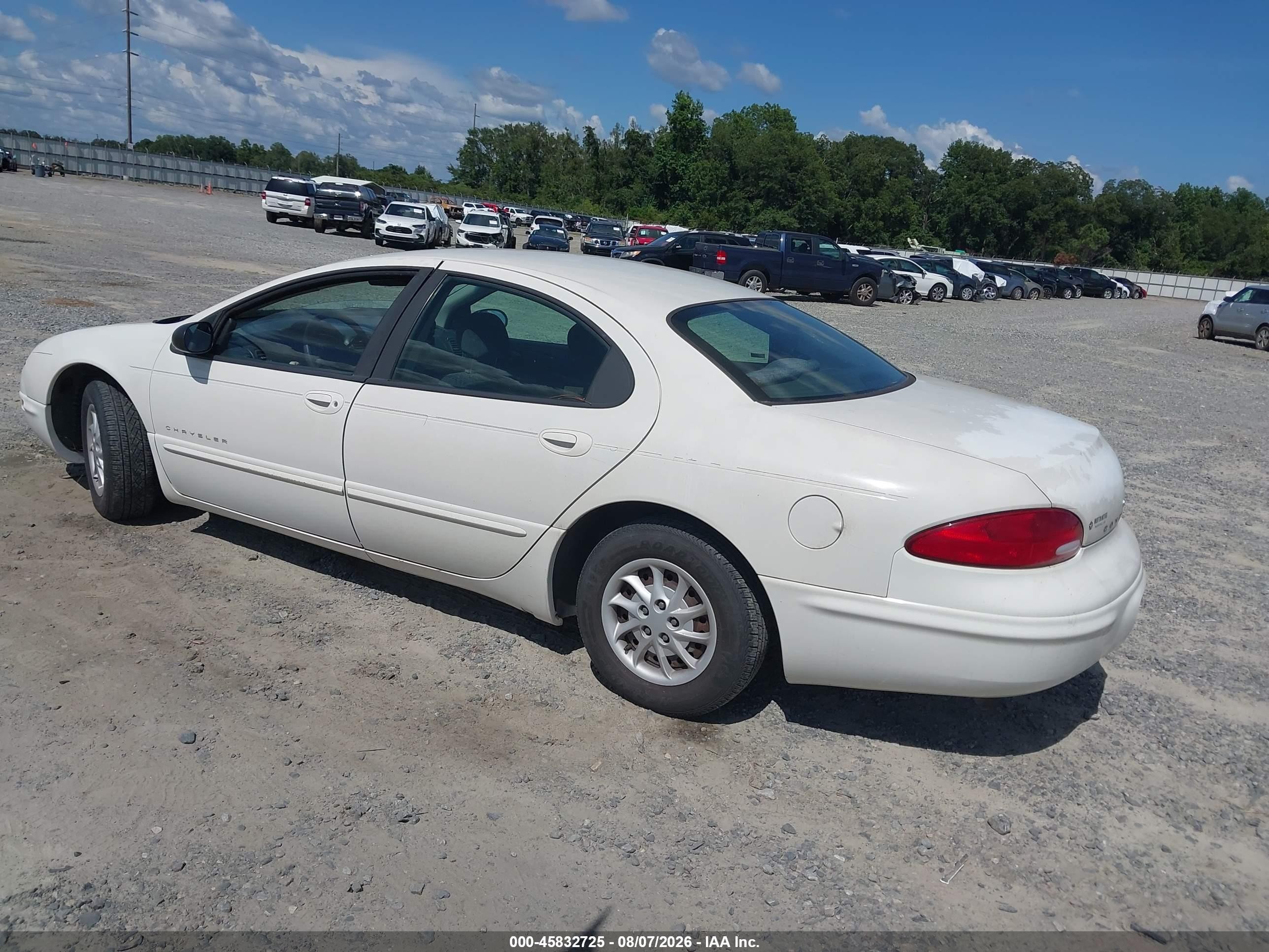 1999 Chrysler Concorde Lx White vin: 2C3HD46R7XH587344