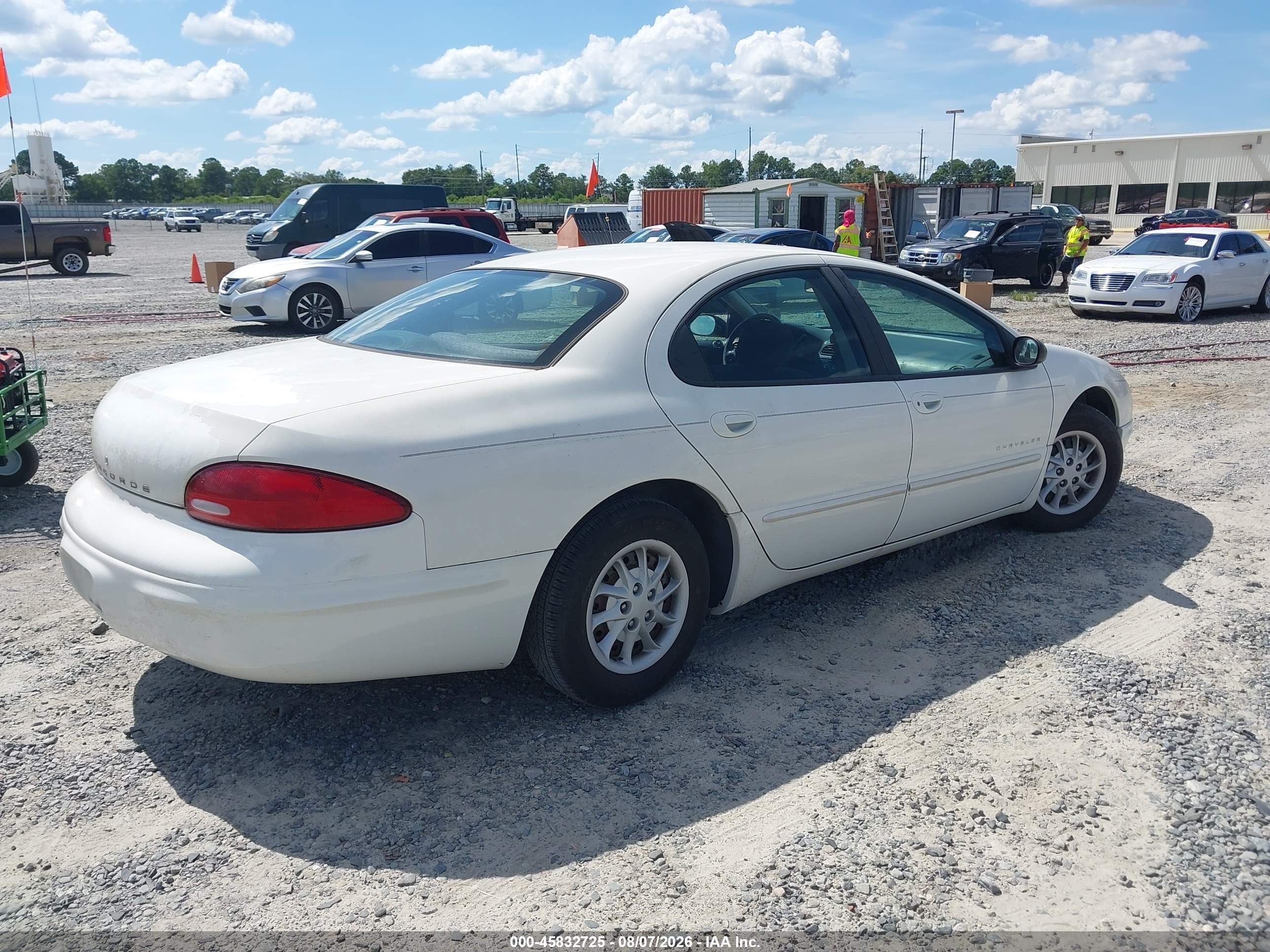 1999 Chrysler Concorde Lx White vin: 2C3HD46R7XH587344