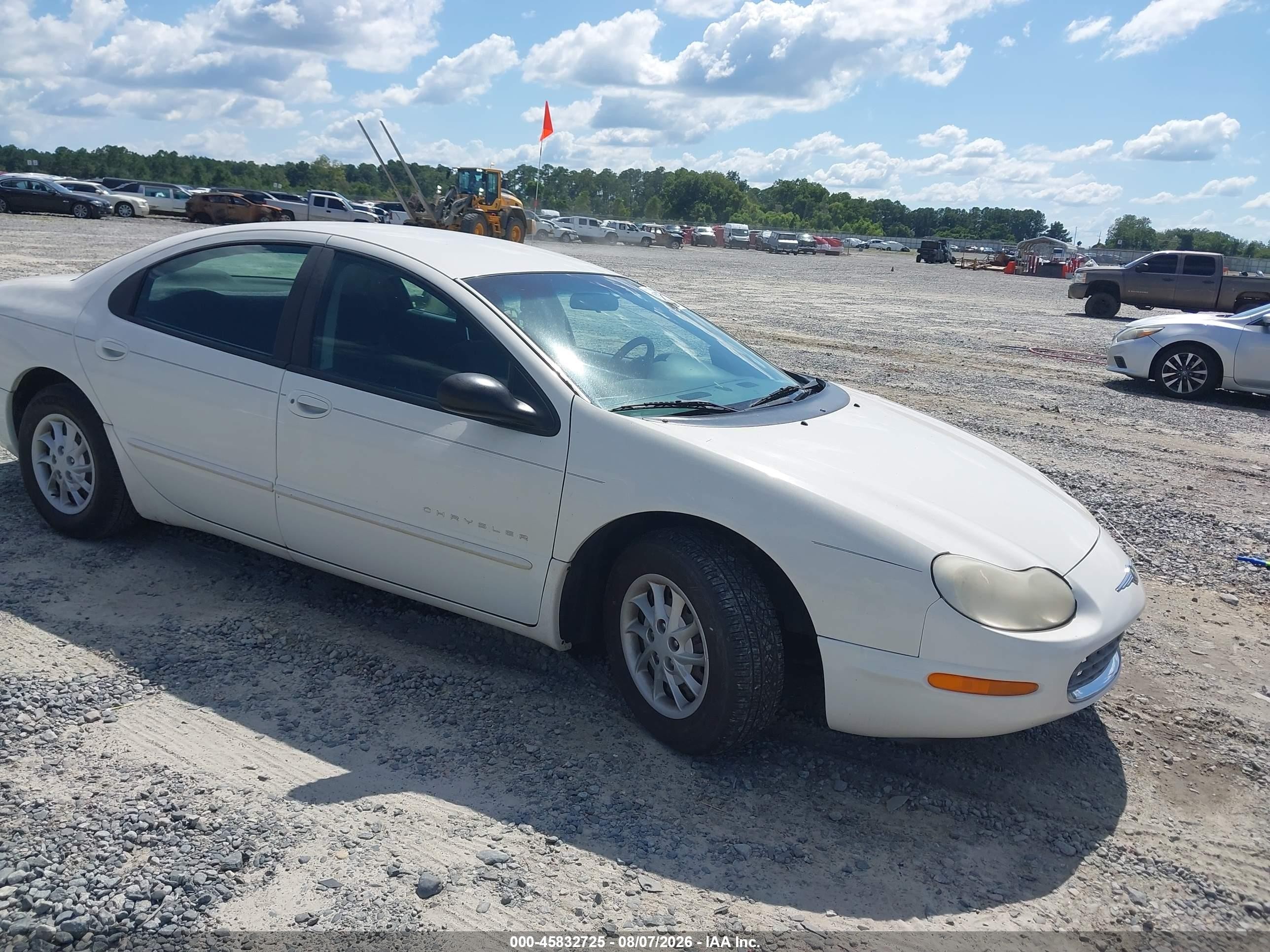 1999 Chrysler Concorde Lx White vin: 2C3HD46R7XH587344