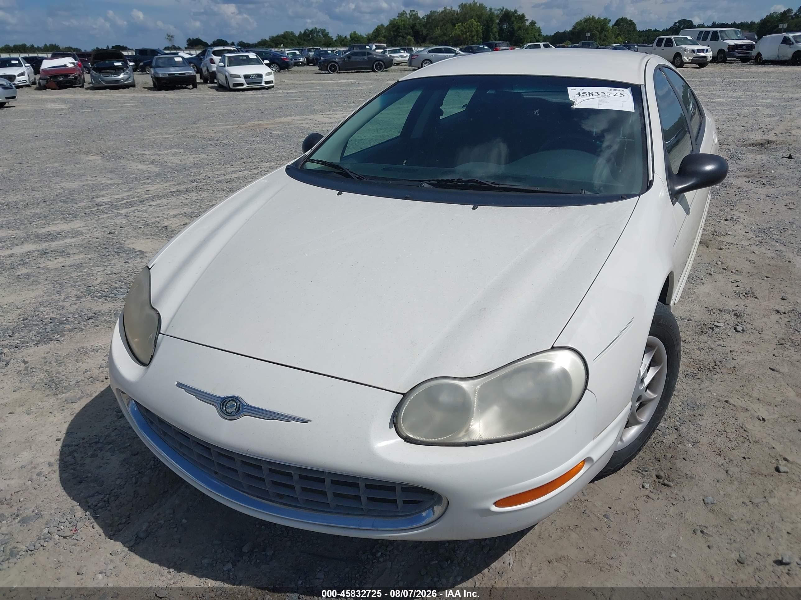 1999 Chrysler Concorde Lx White vin: 2C3HD46R7XH587344