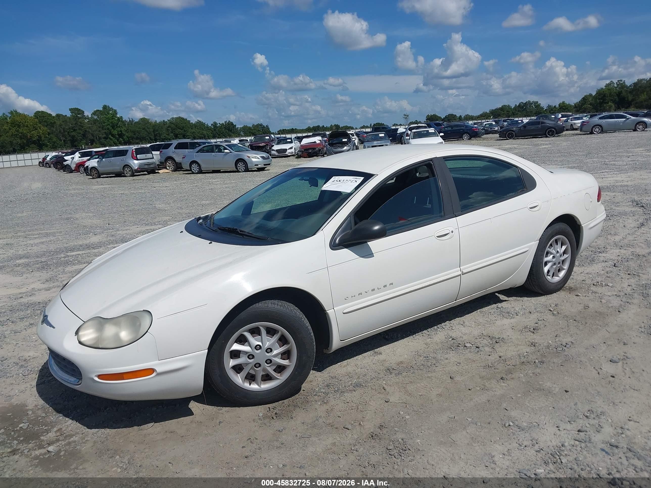 1999 Chrysler Concorde Lx White vin: 2C3HD46R7XH587344