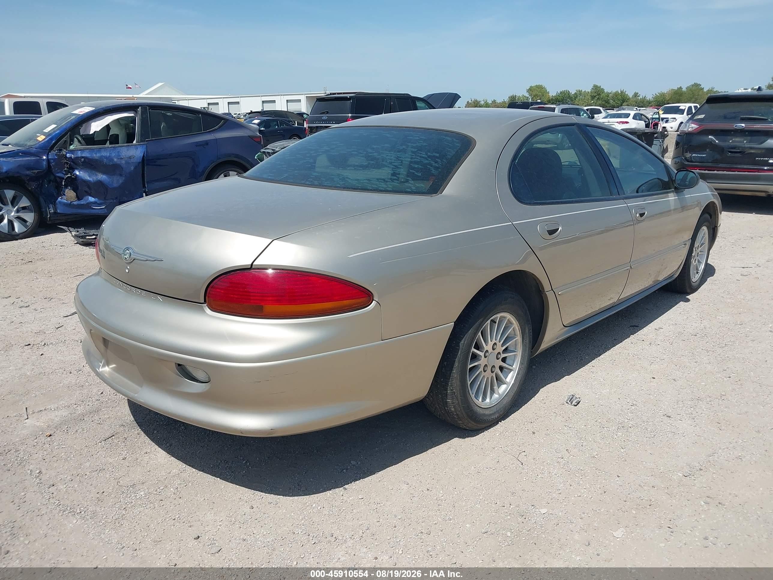 2002 Chrysler Concorde Lx Gold vin: 2C3HD46RX2H309580