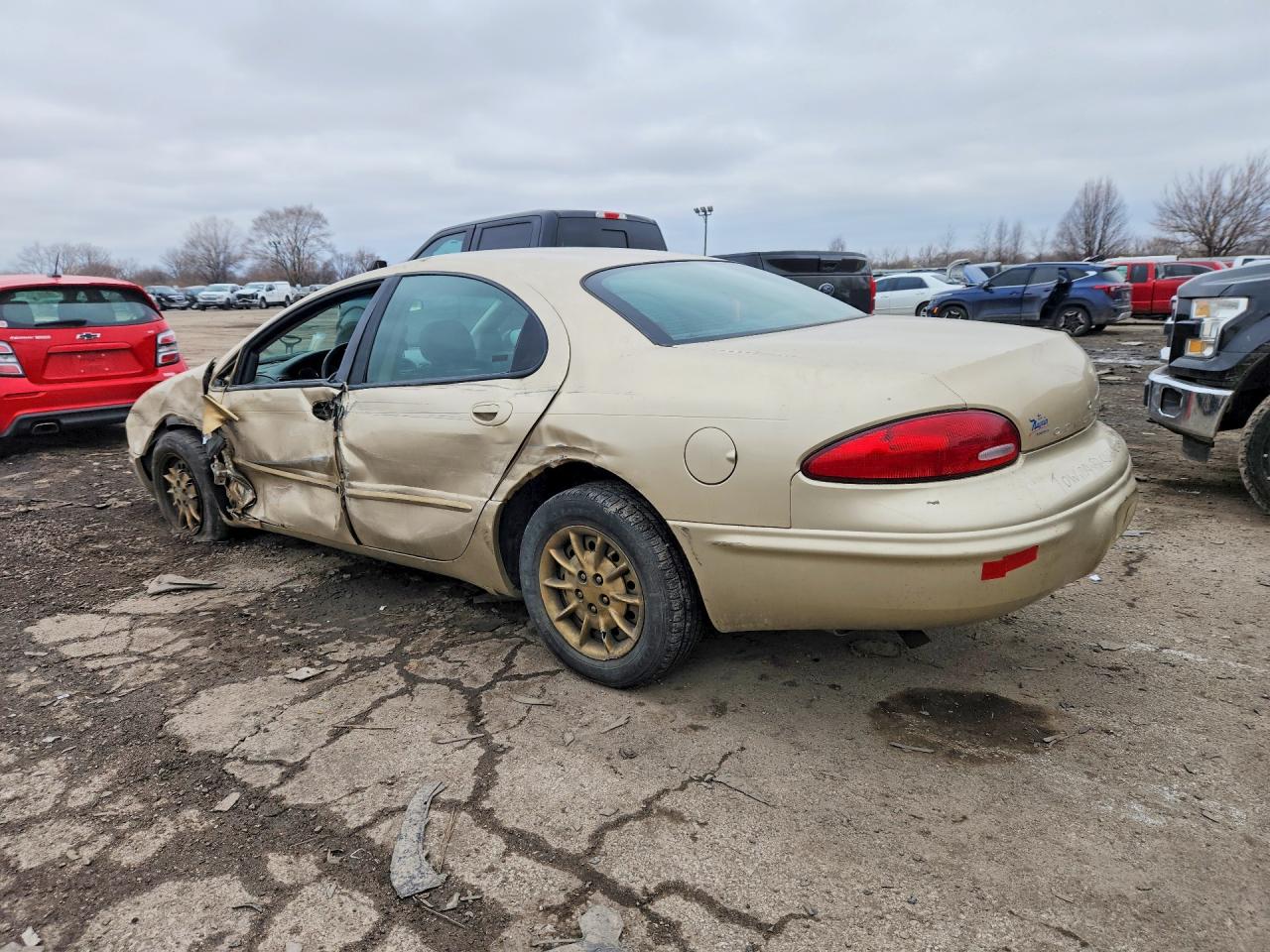 2000 Chrysler Concorde Lx Tan vin: 2C3HD46RXYH156577