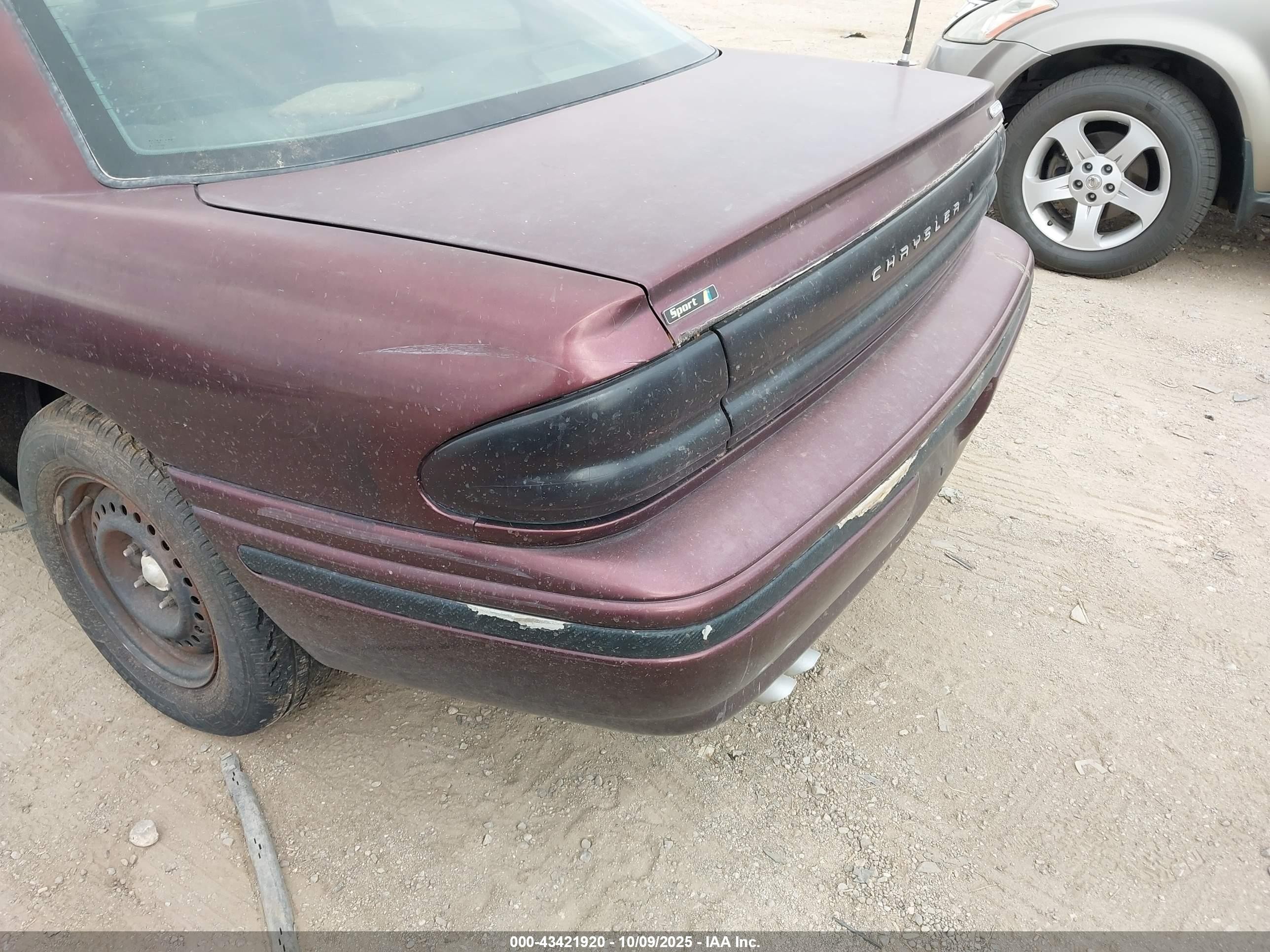 1997 Chrysler Concorde Lx Purple vin: 2C3HD56F0VH573729