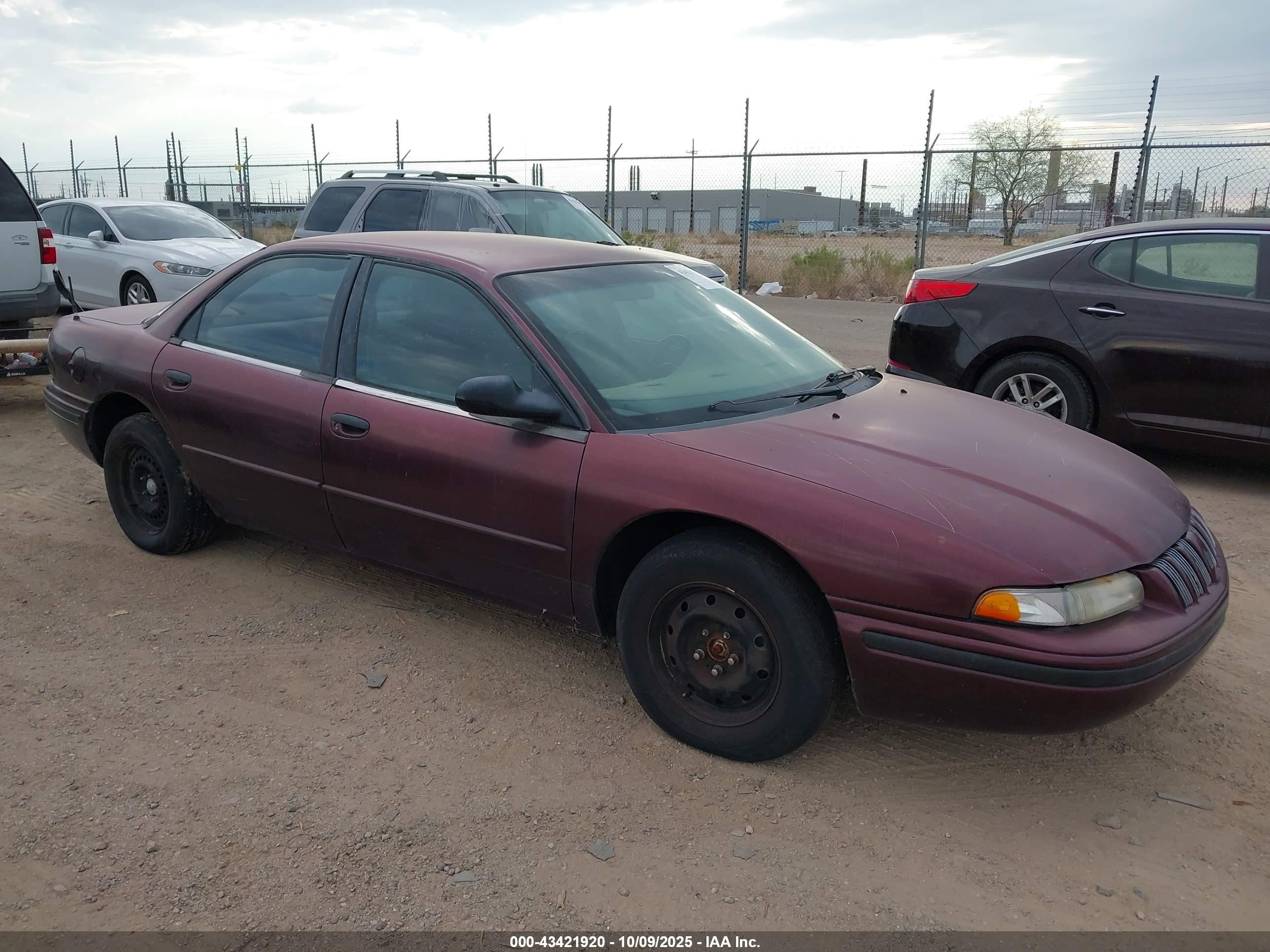 1997 Chrysler Concorde Lx Purple vin: 2C3HD56F0VH573729
