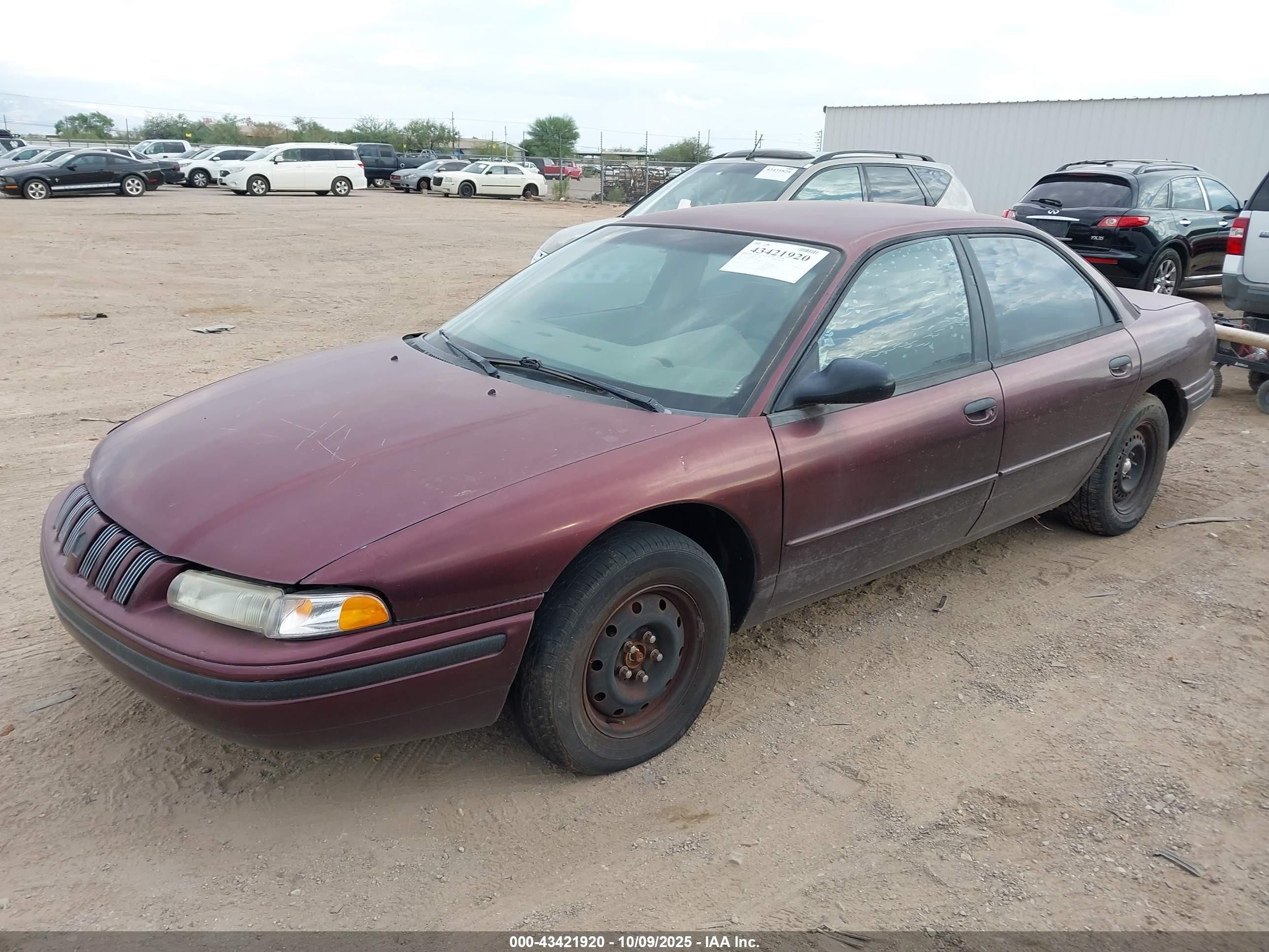1997 Chrysler Concorde Lx Purple vin: 2C3HD56F0VH573729