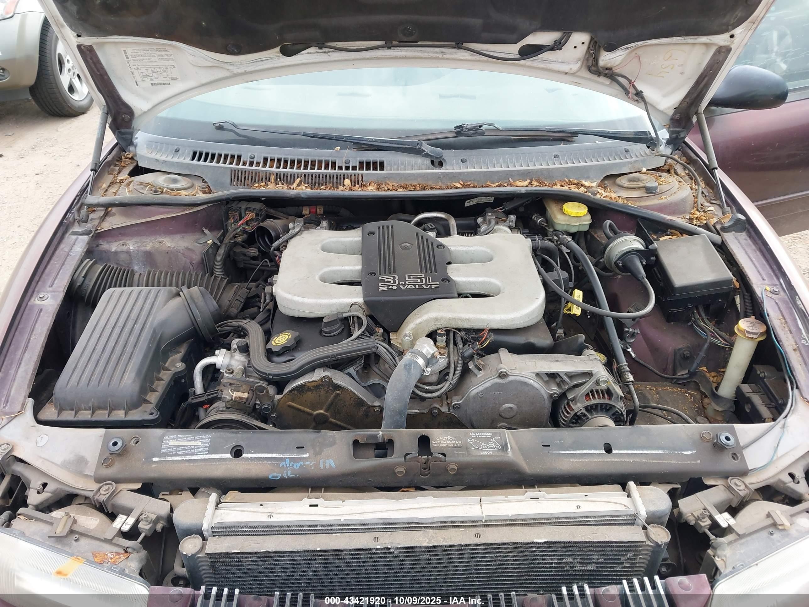 1997 Chrysler Concorde Lx Purple vin: 2C3HD56F0VH573729