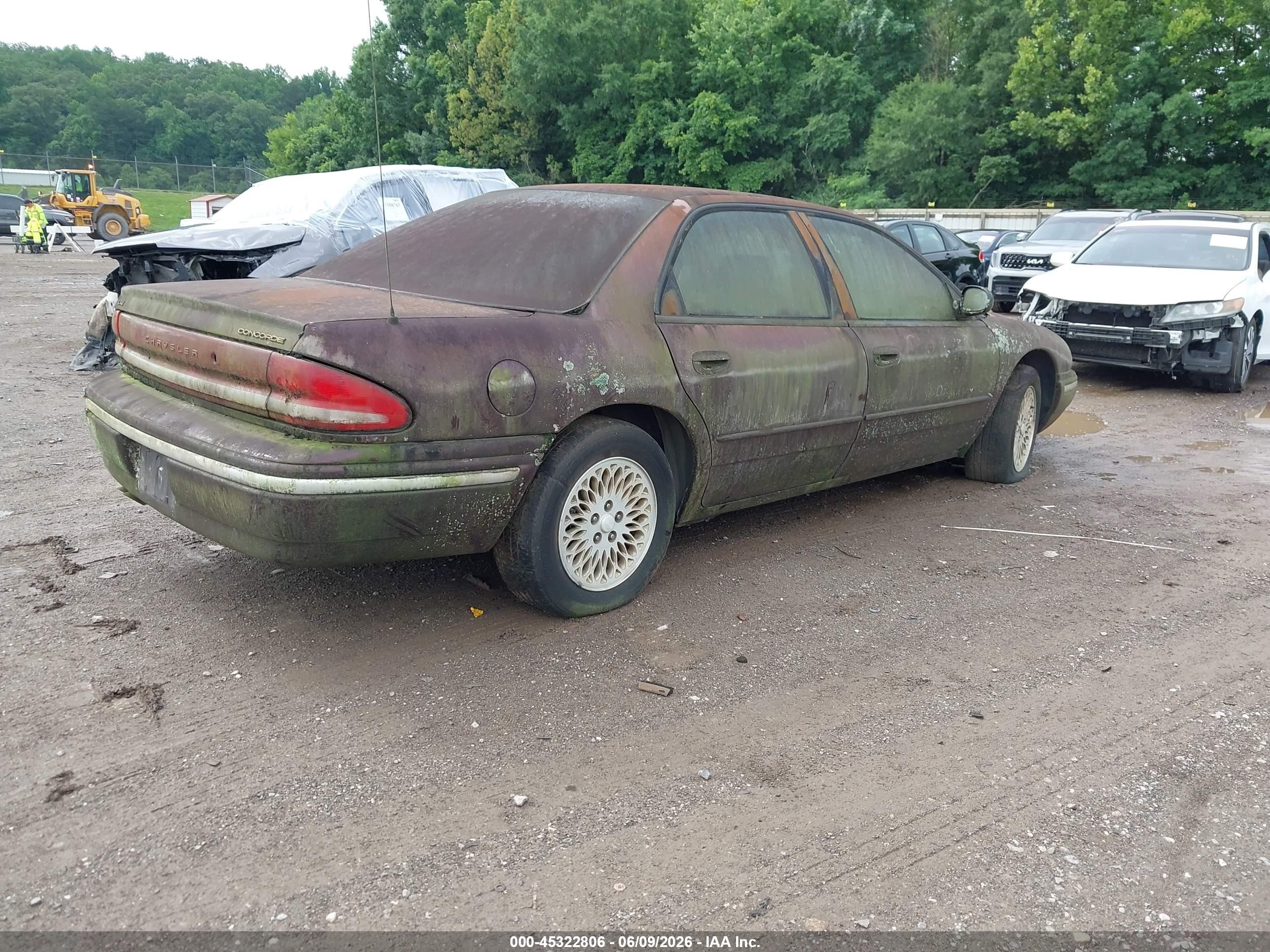 1997 Chrysler Concorde Lx Brown vin: 2C3HD56F1VH638720