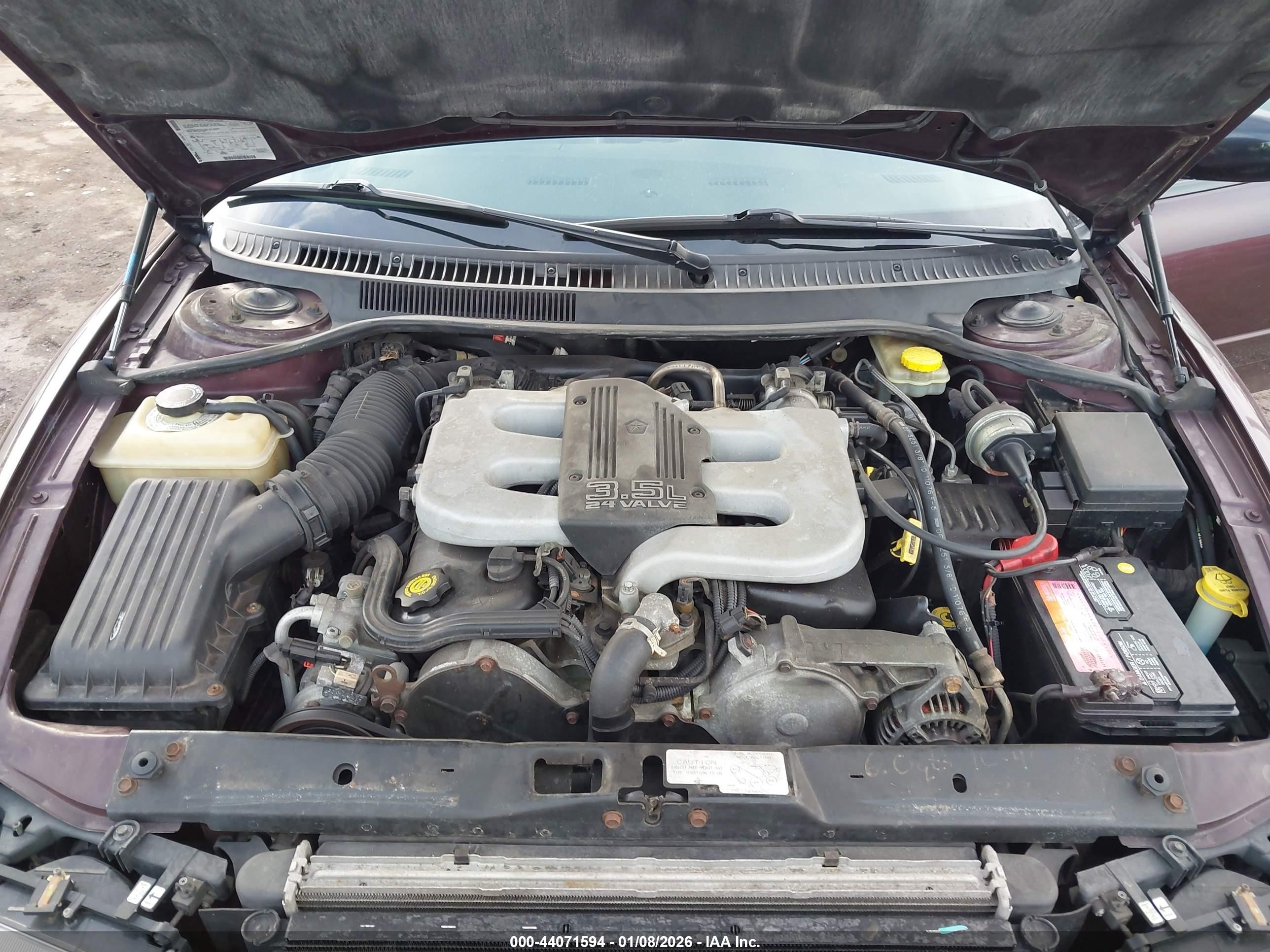 1997 Chrysler Concorde Lx Burgundy vin: 2C3HD56F4VH596950