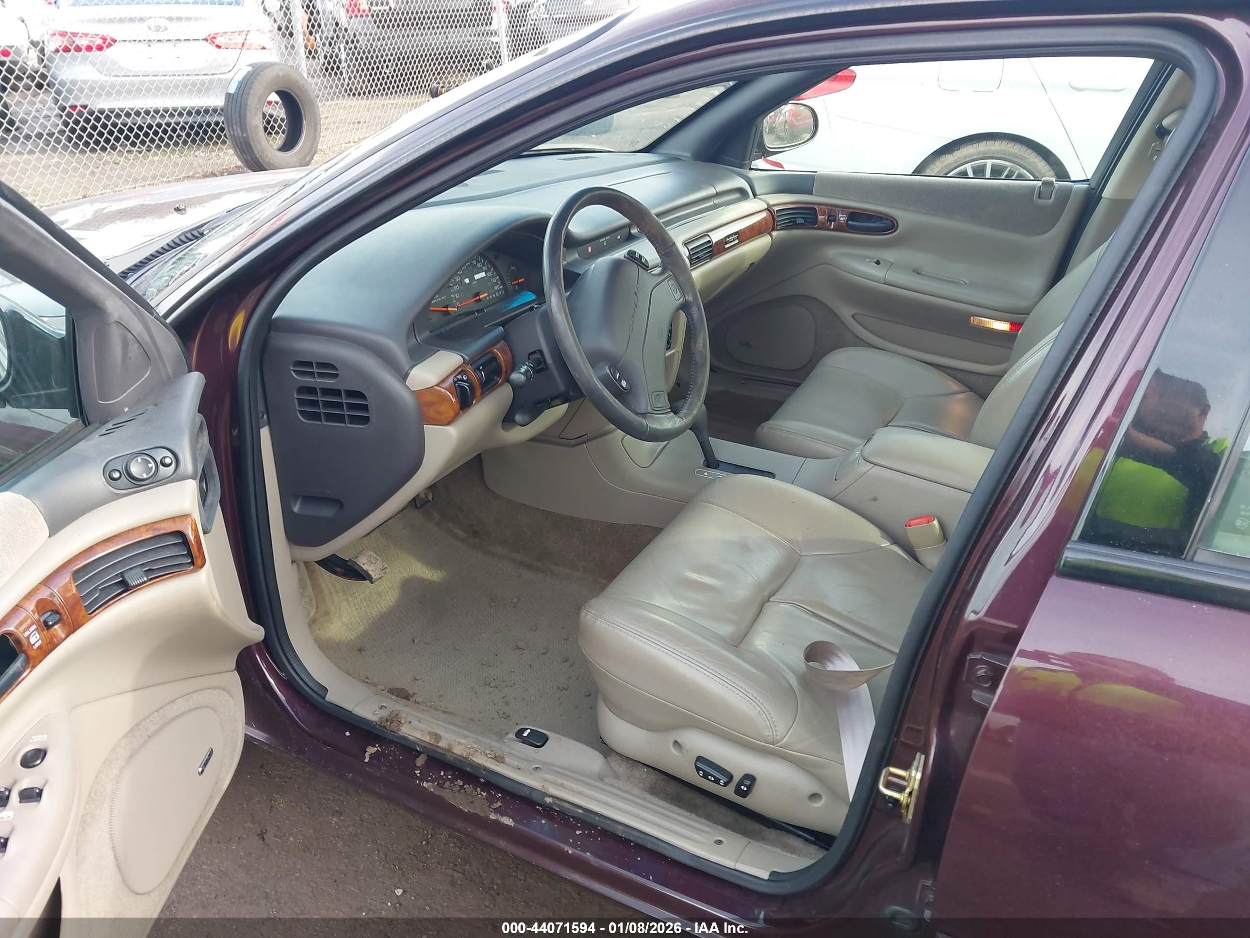 1997 Chrysler Concorde Lx Burgundy vin: 2C3HD56F4VH596950