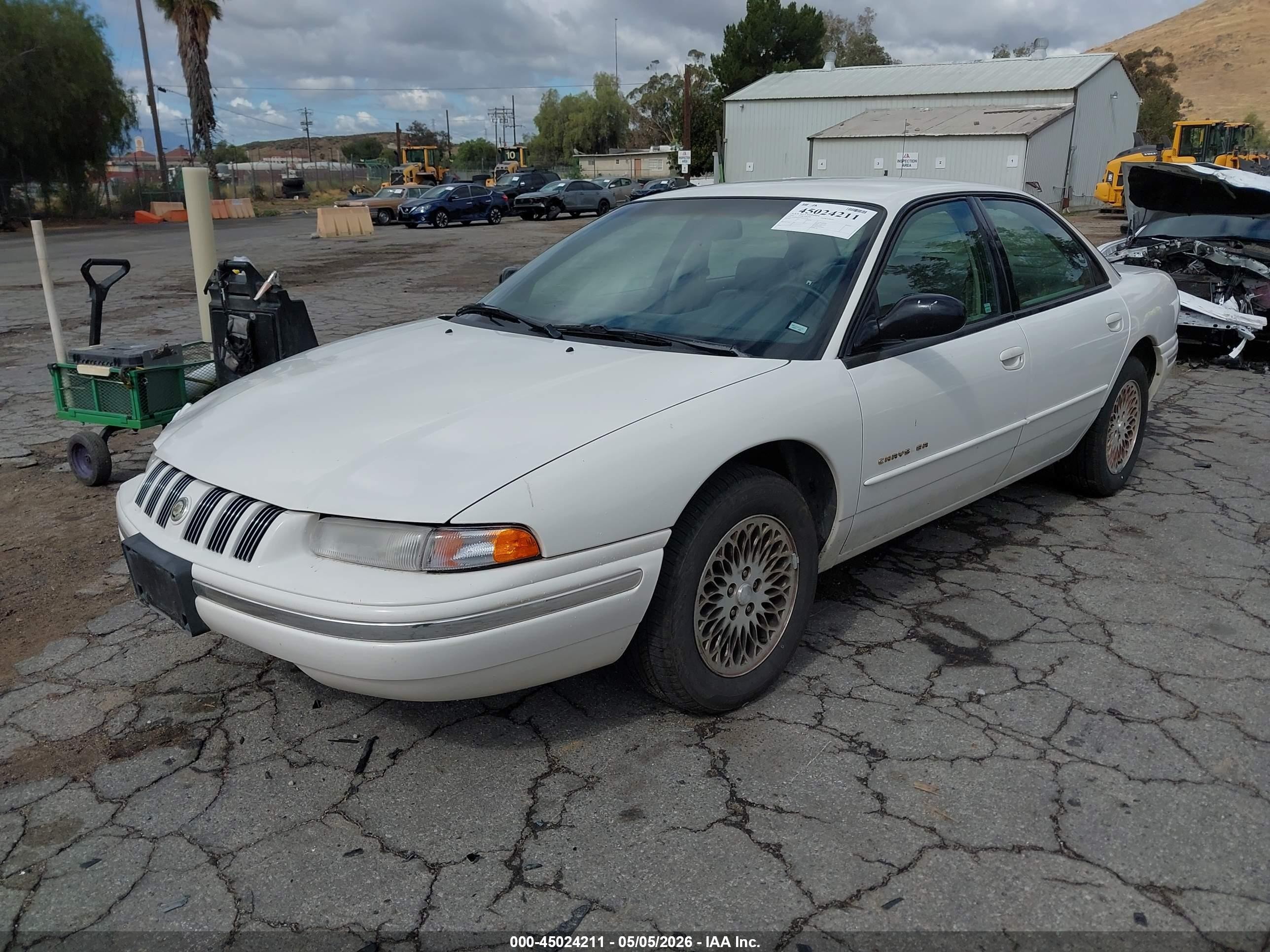1997 Chrysler Concorde Lx White vin: 2C3HD56F6VH562704