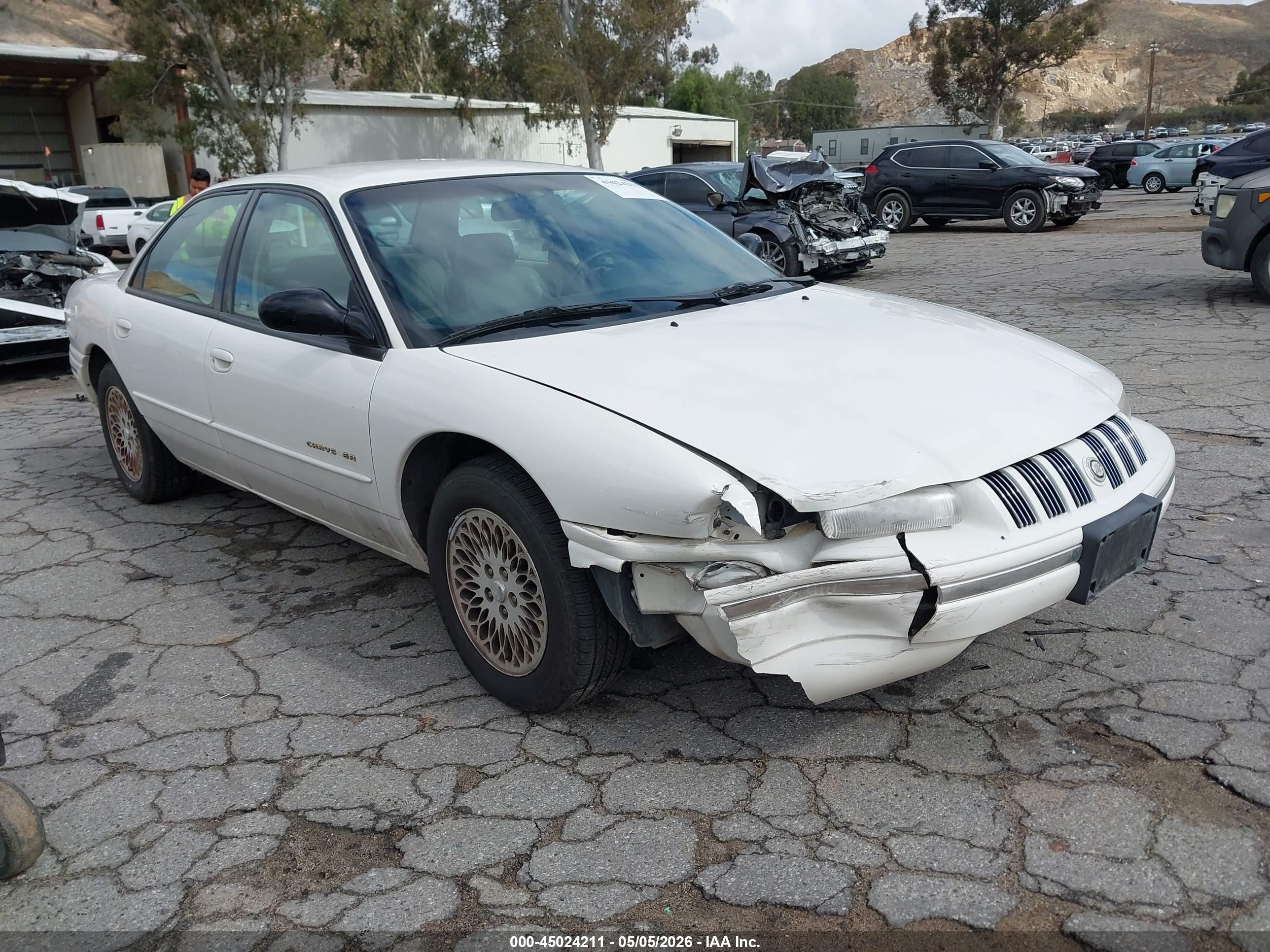 1997 Chrysler Concorde Lx White vin: 2C3HD56F6VH562704