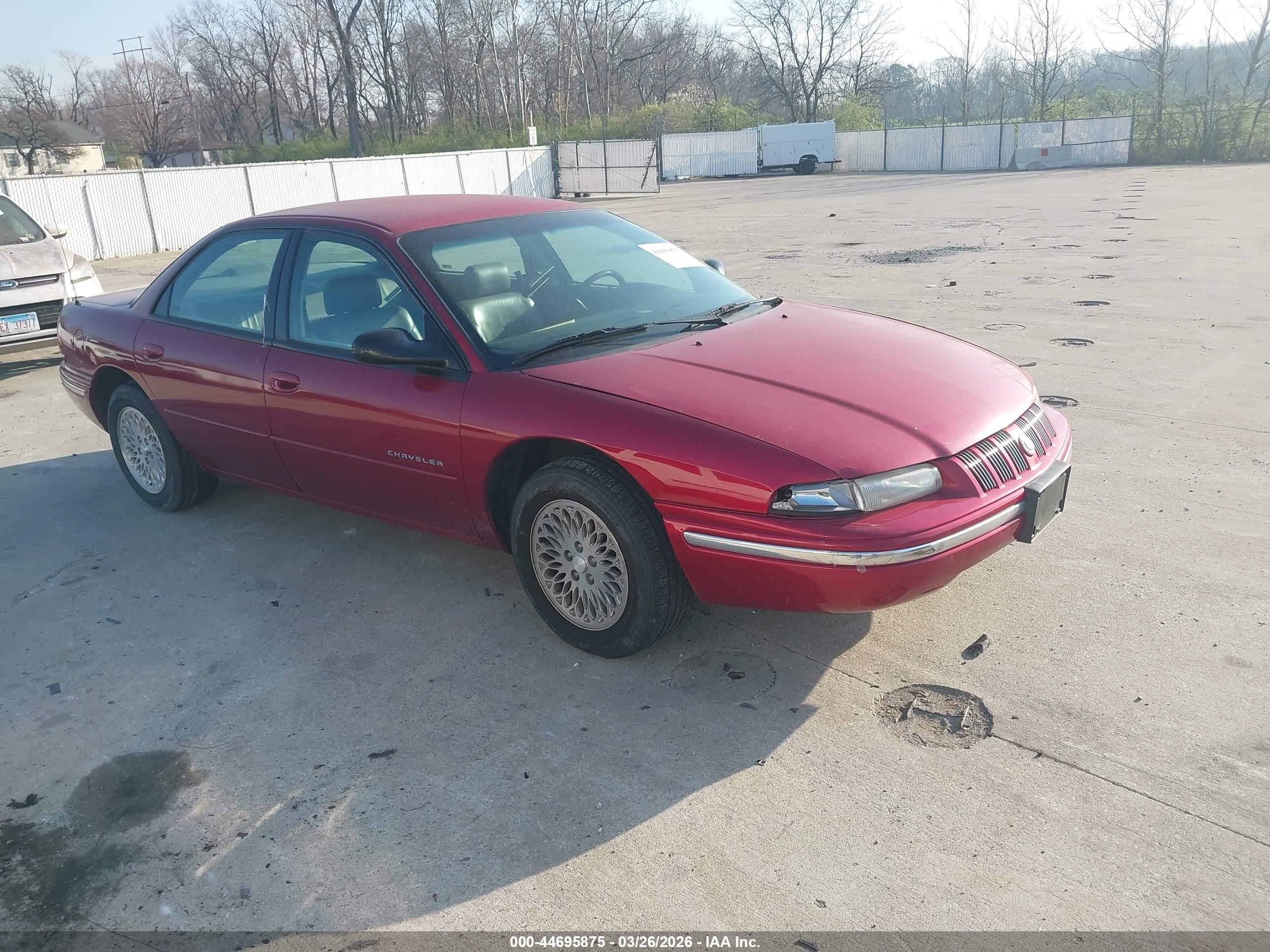 1997 Chrysler Concorde Lx Red vin: 2C3HD56F6VH651334