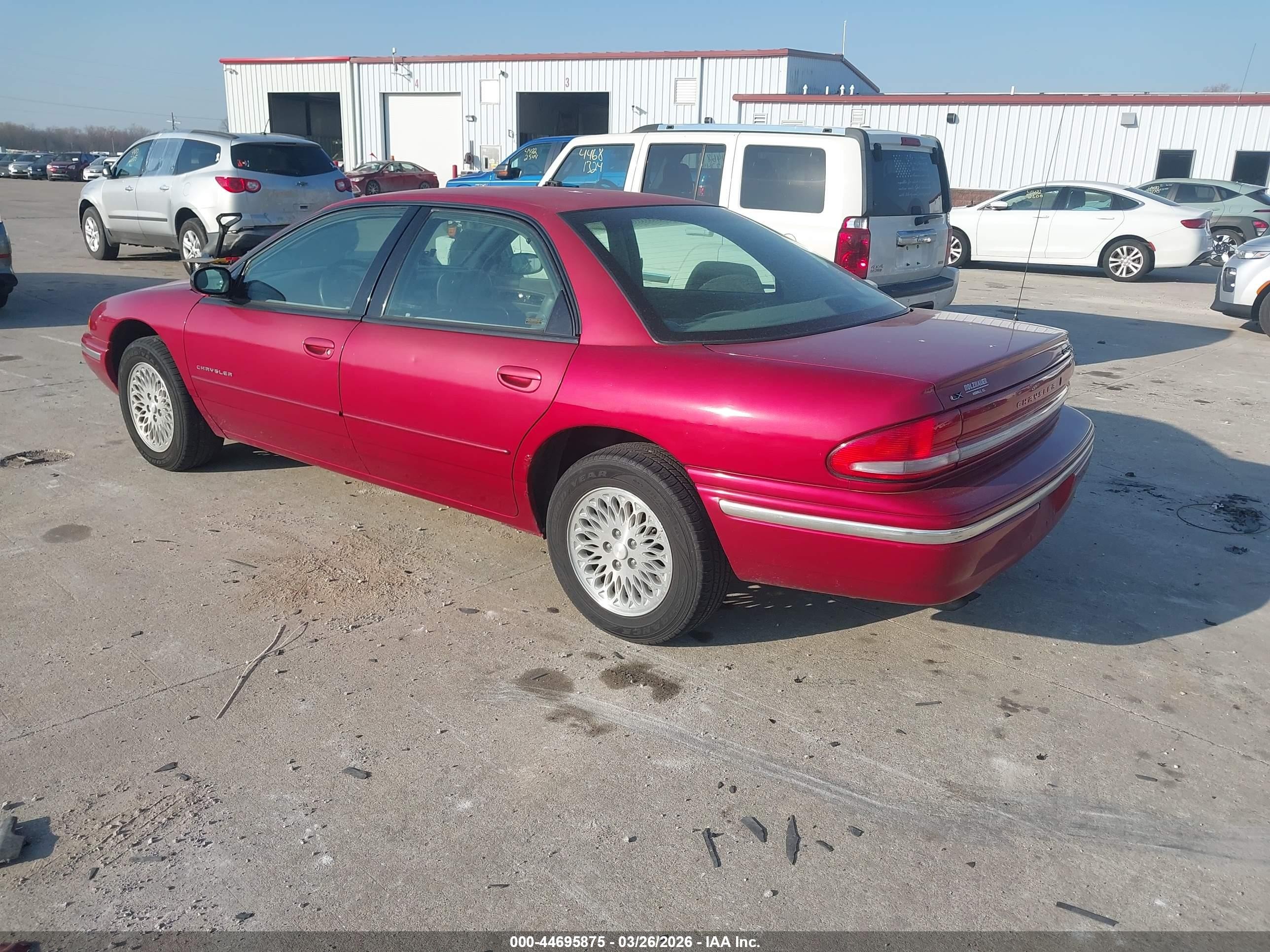 1997 Chrysler Concorde Lx Red vin: 2C3HD56F6VH651334