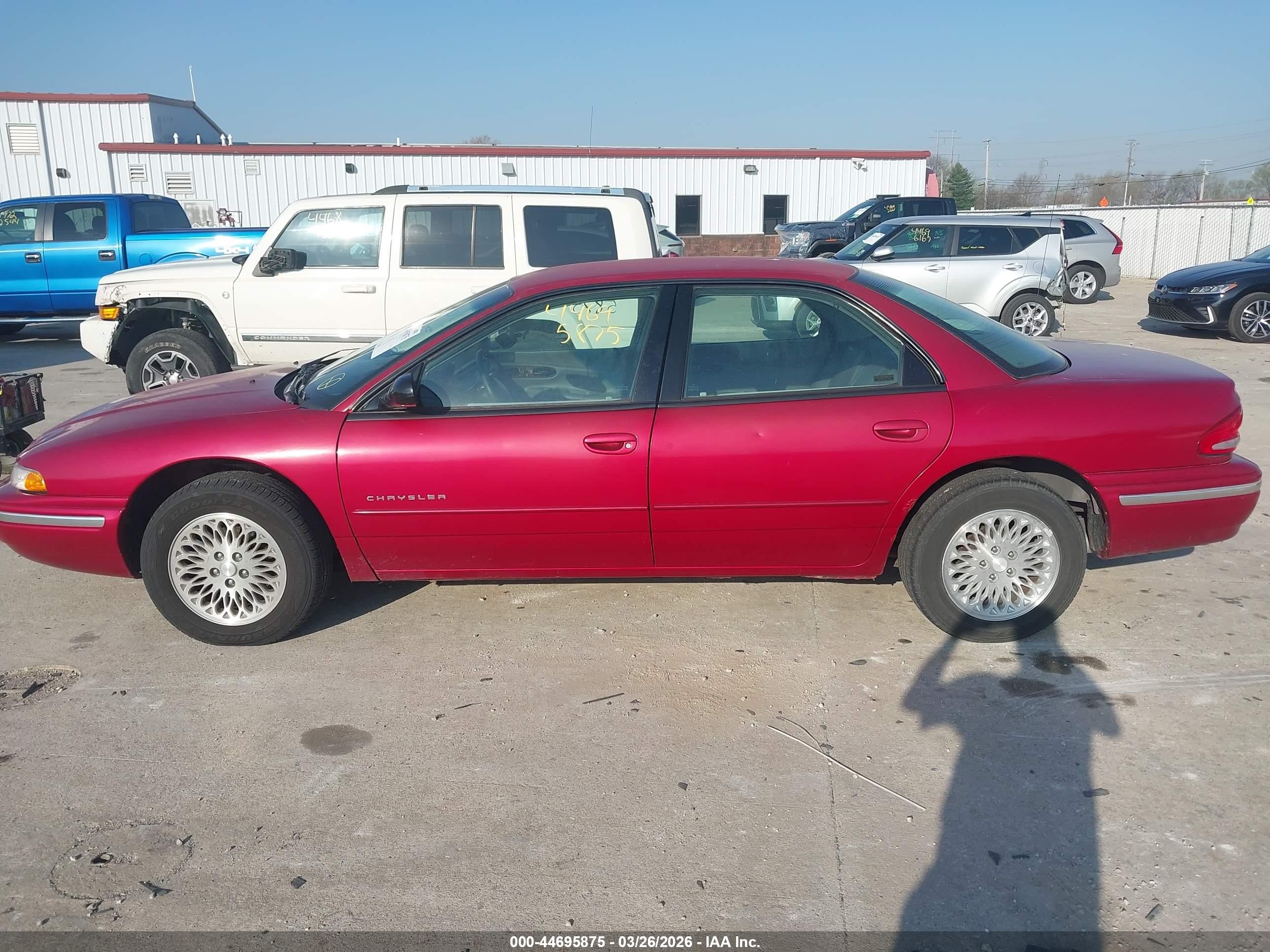 1997 Chrysler Concorde Lx Red vin: 2C3HD56F6VH651334