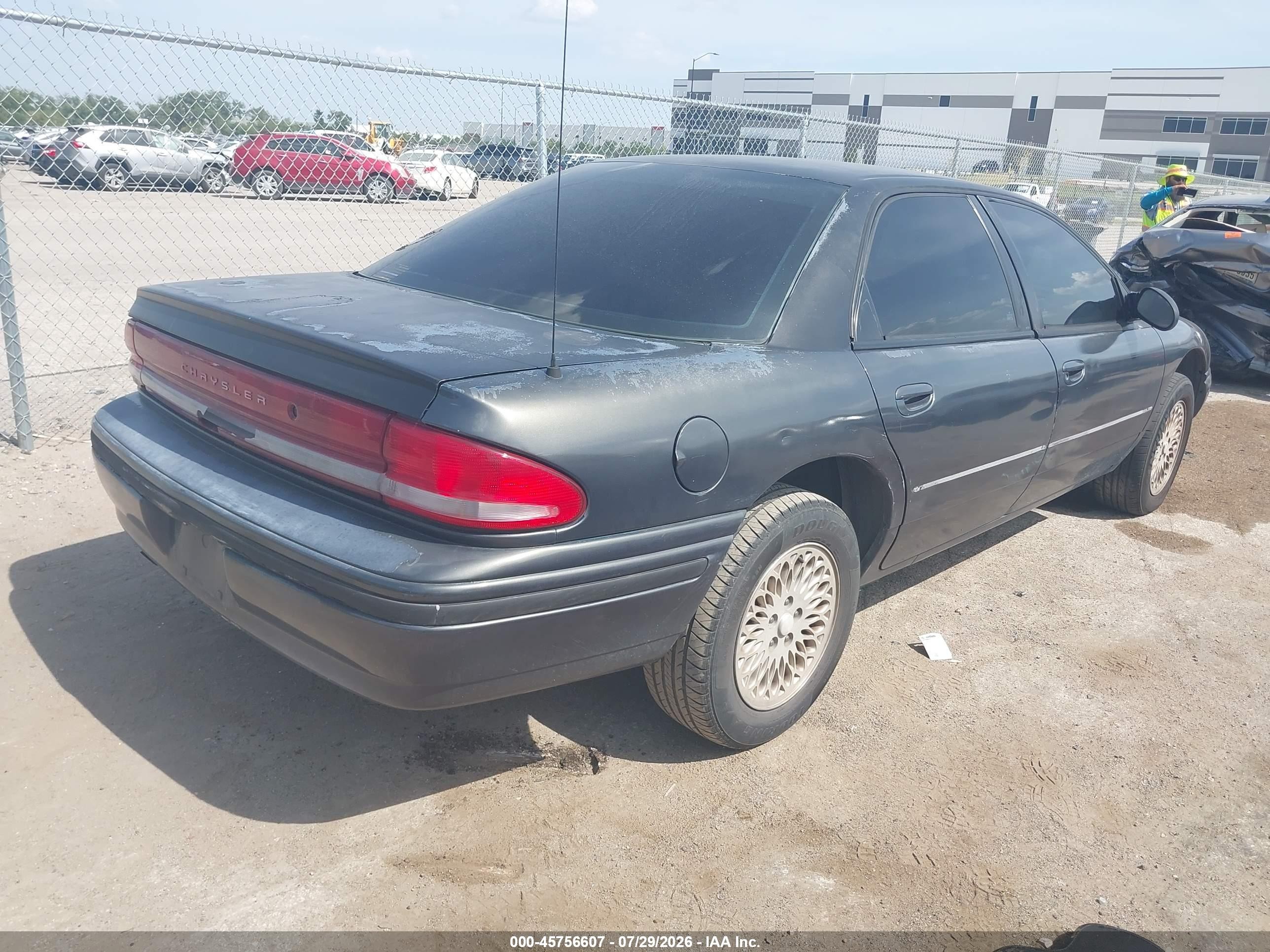 1996 Chrysler Concorde Lx Black vin: 2C3HD56T4TH142586