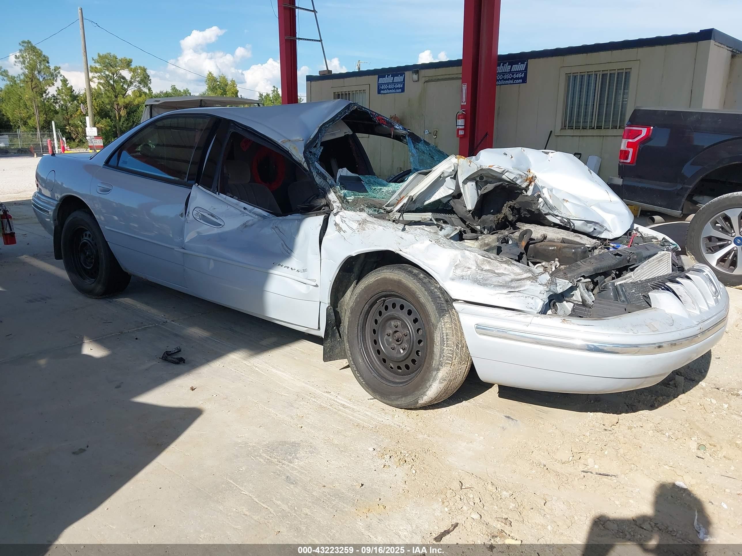 1996 Chrysler Concorde Lx Light Blue vin: 2C3HD56TXTH239274