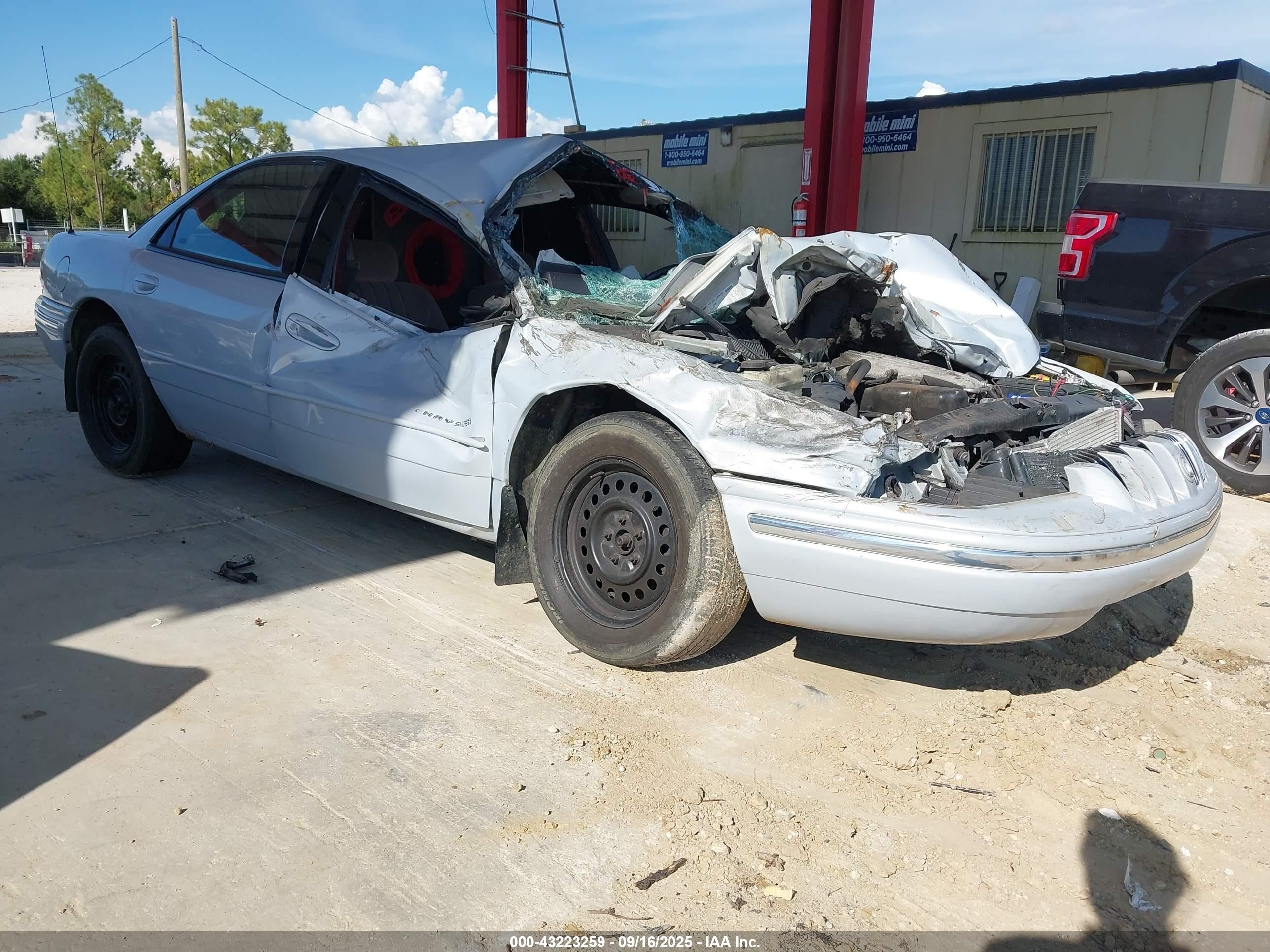 1996 Chrysler Concorde Lx Light Blue vin: 2C3HD56TXTH239274