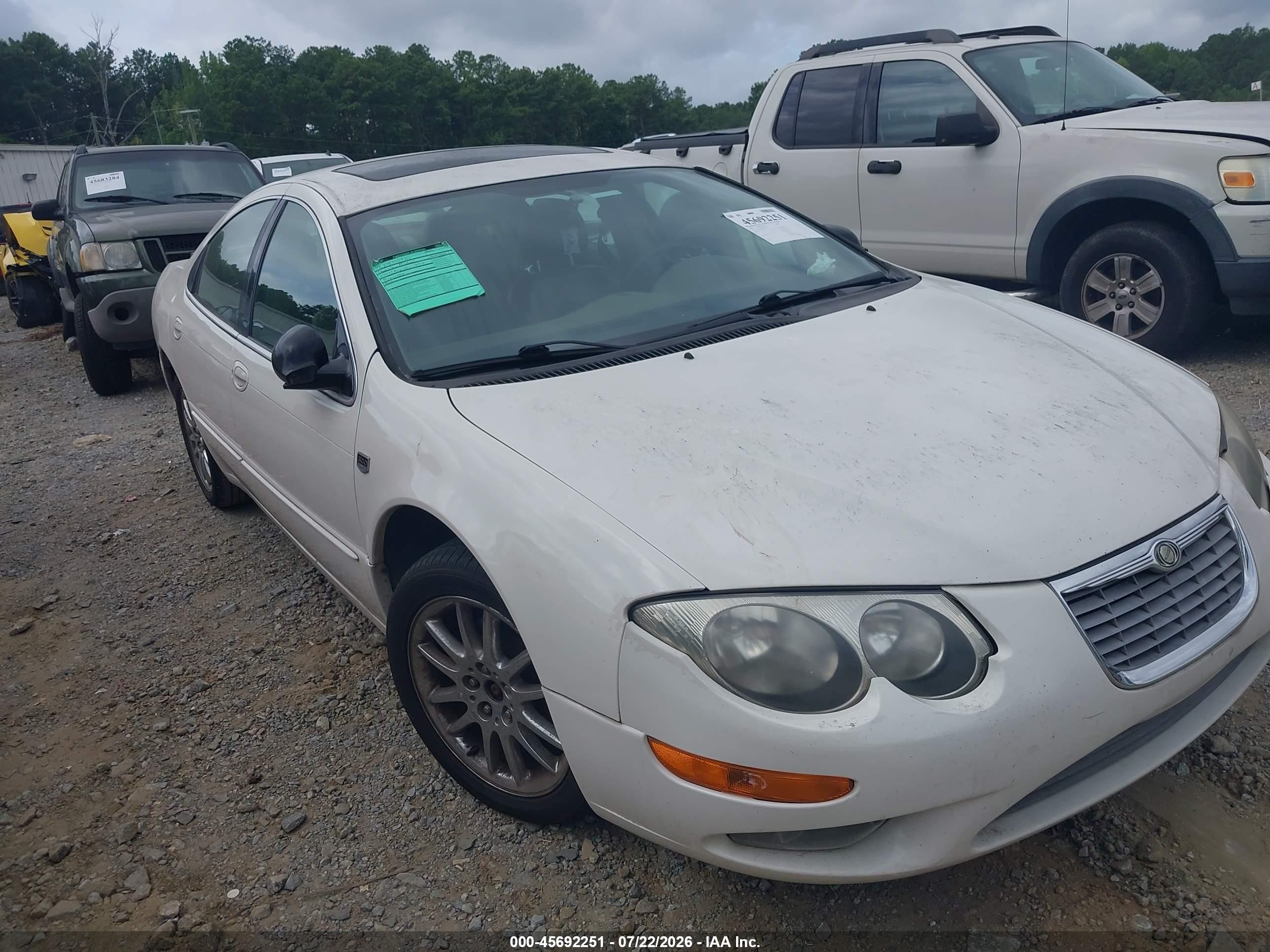 2002 Chrysler 300m   White vin: 2C3HE66G02H141004