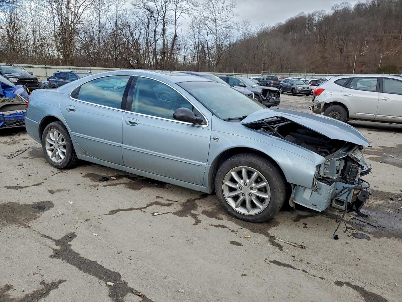 2004 Chrysler 300m Blue vin: 2C3HE66G14H616727
