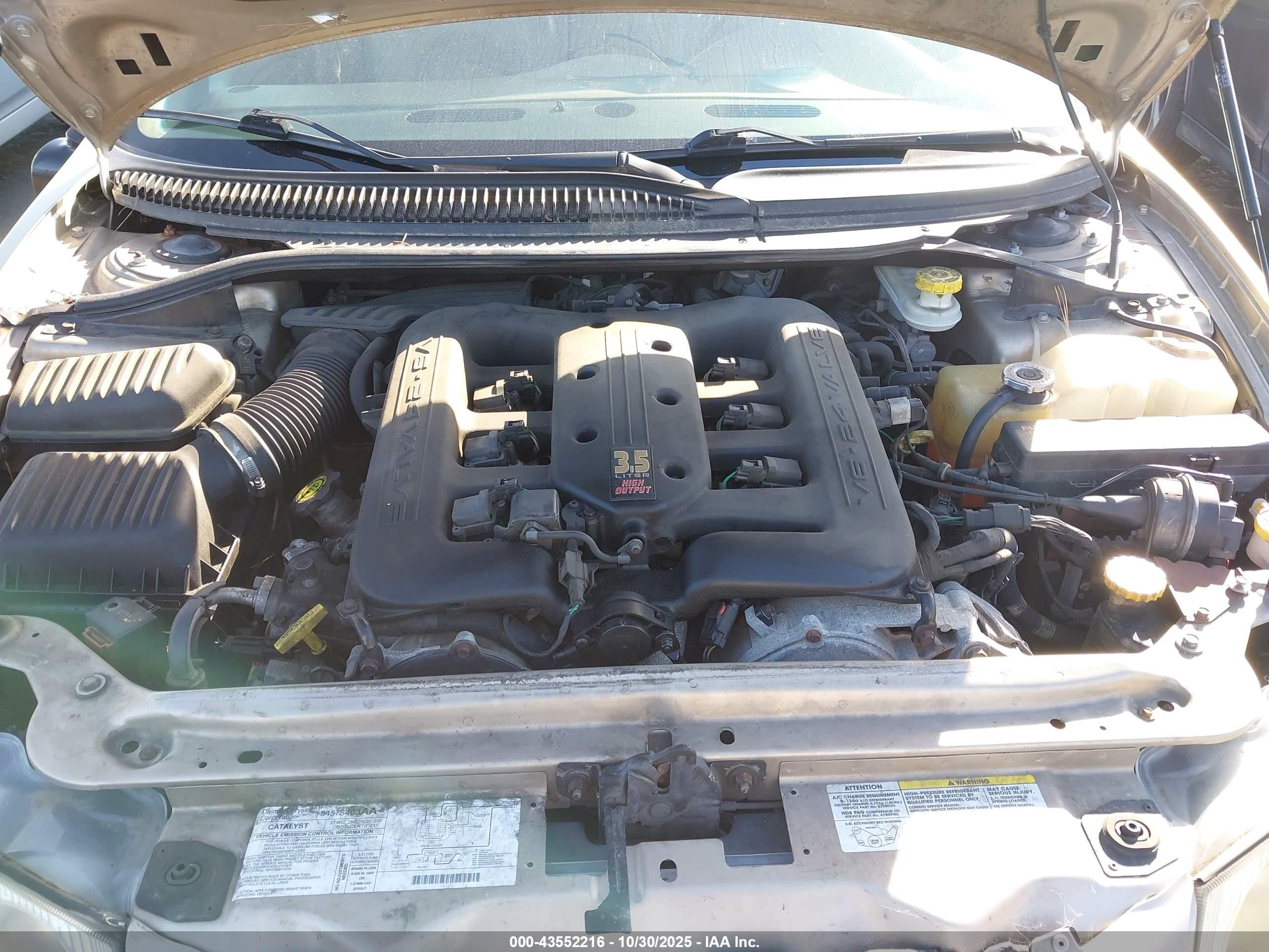 2004 Chrysler 300m   Gold vin: 2C3HE66G14H626738