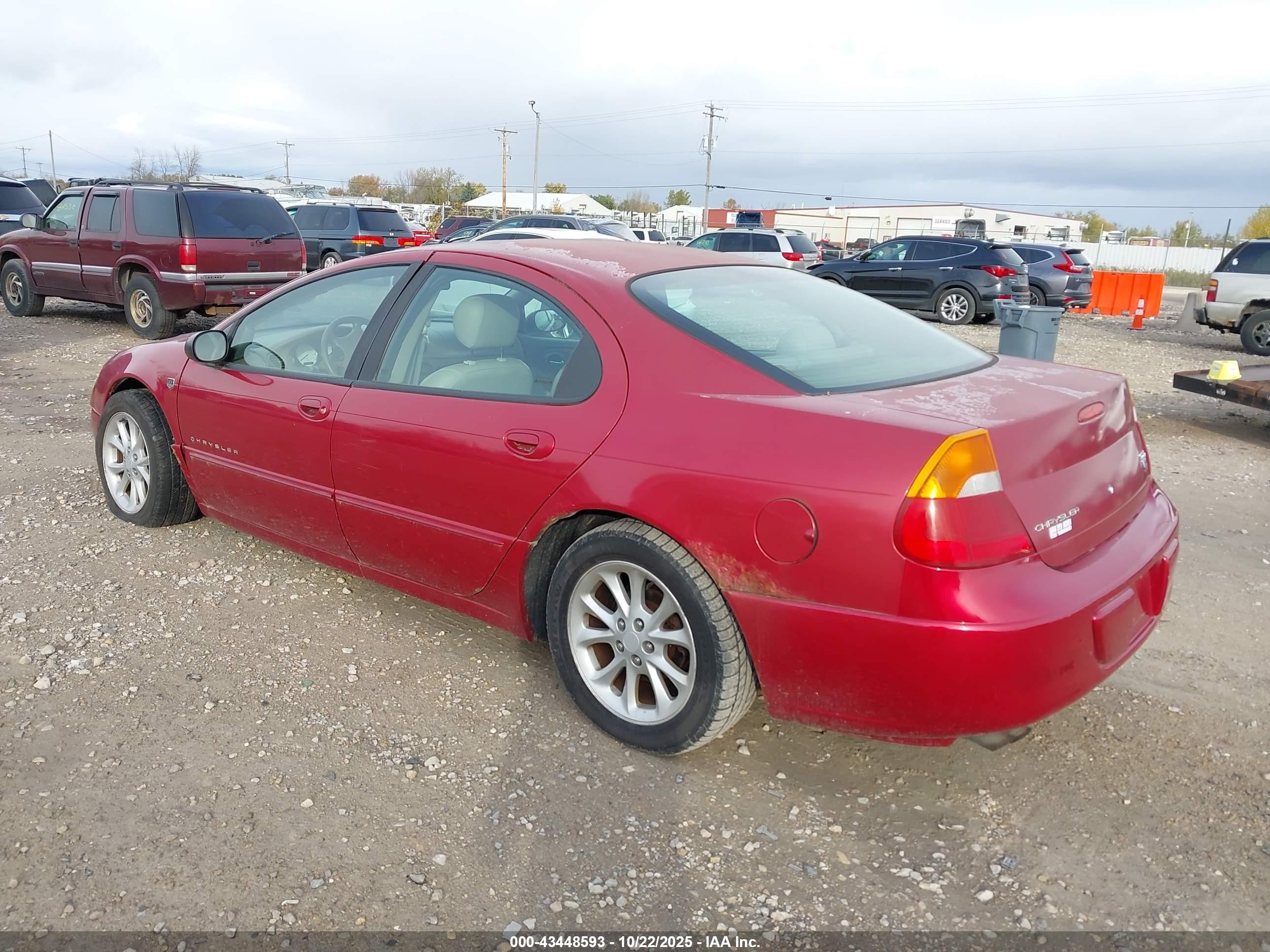 1999 Chrysler 300m   Красный vin: 2C3HE66G3XH525687