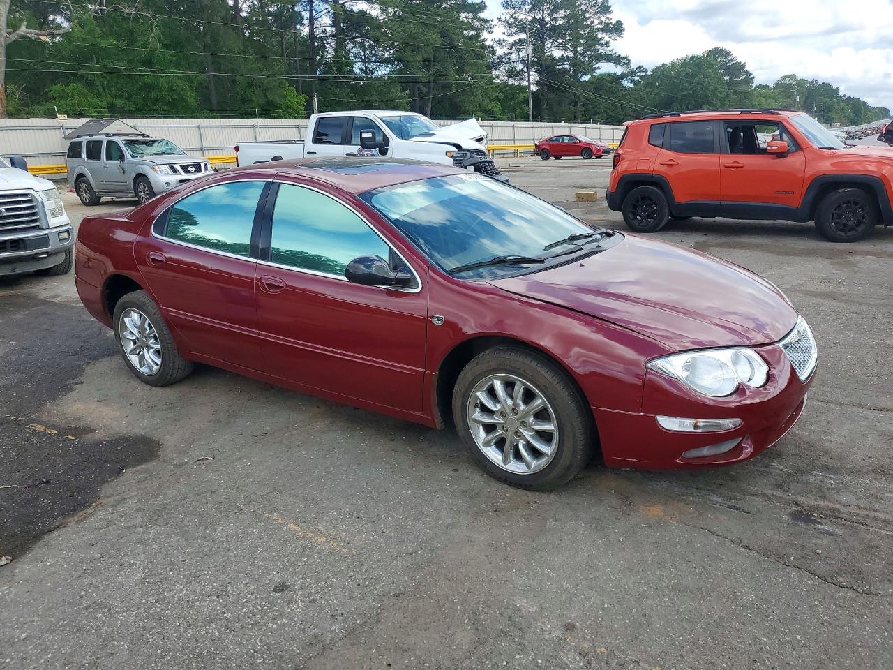 2004 Chrysler 300m Maroon vin: 2C3HE66G44H676081
