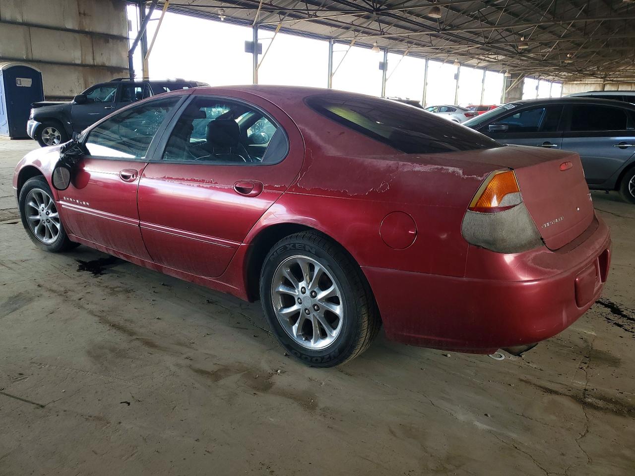 1999 Chrysler 300m Red vin: 2C3HE66G4XH737191