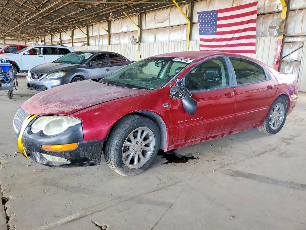 1999 Chrysler 300m Red vin: 2C3HE66G4XH737191