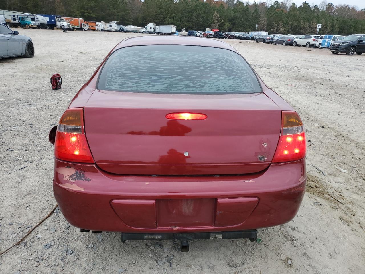 2004 Chrysler 300m Red vin: 2C3HE66G64H686093