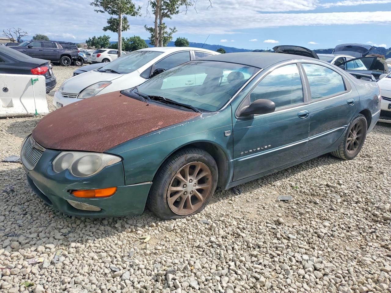 1999 Chrysler 300 Green vin: 2C3HE66G7XH234593