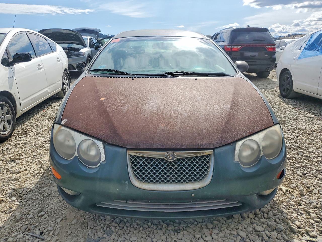 1999 Chrysler 300 Green vin: 2C3HE66G7XH234593