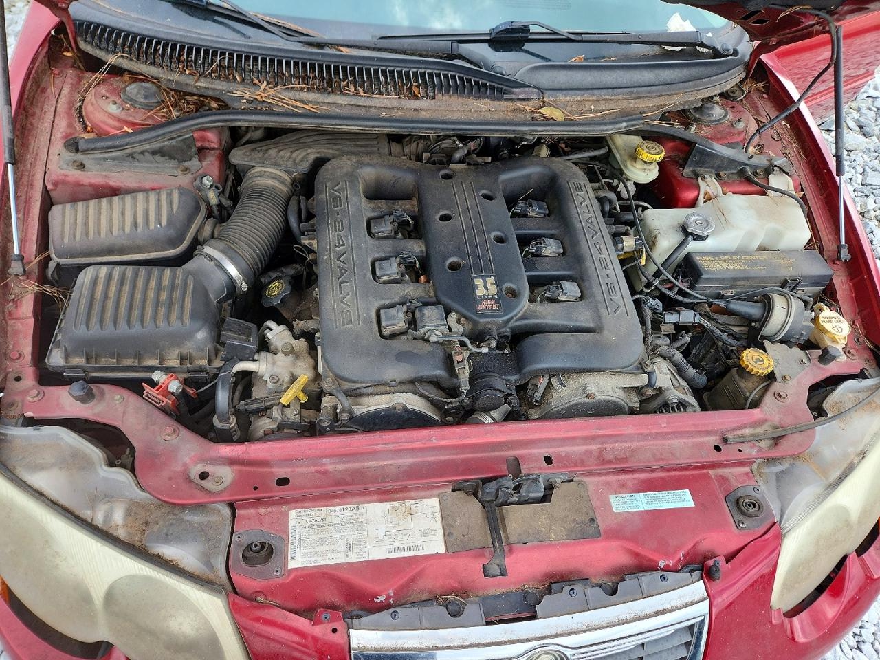 2002 Chrysler 300m Темно-бордовый vin: 2C3HE66G82H165082