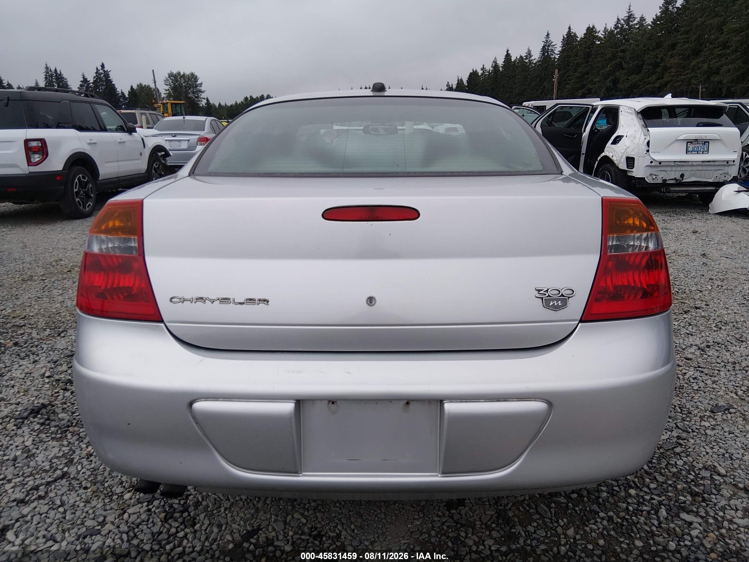 2004 Chrysler 300m   Silver vin: 2C3HE66G84H692798