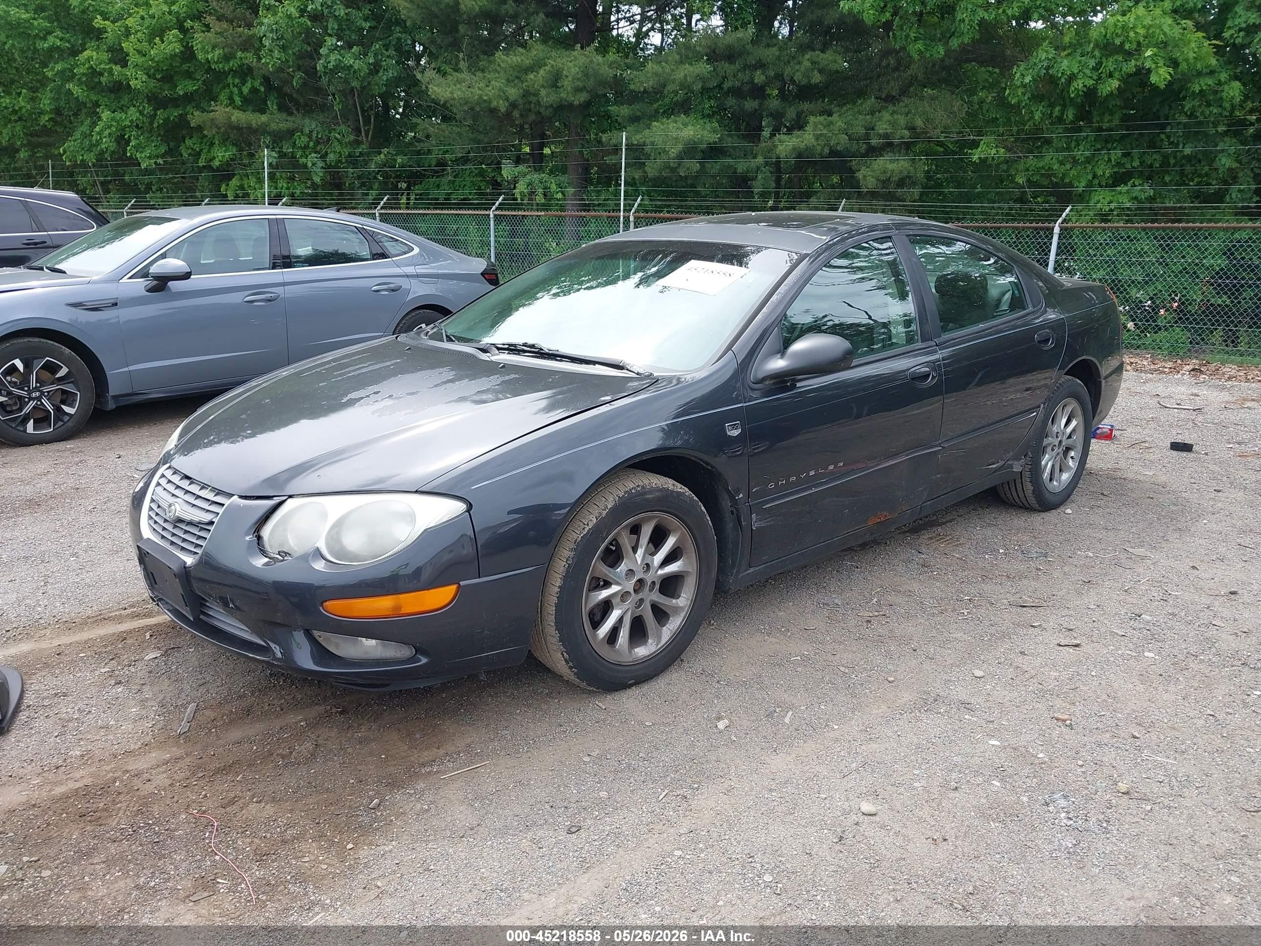 1999 Chrysler 300m Black vin: 2C3HE66G8XH759145