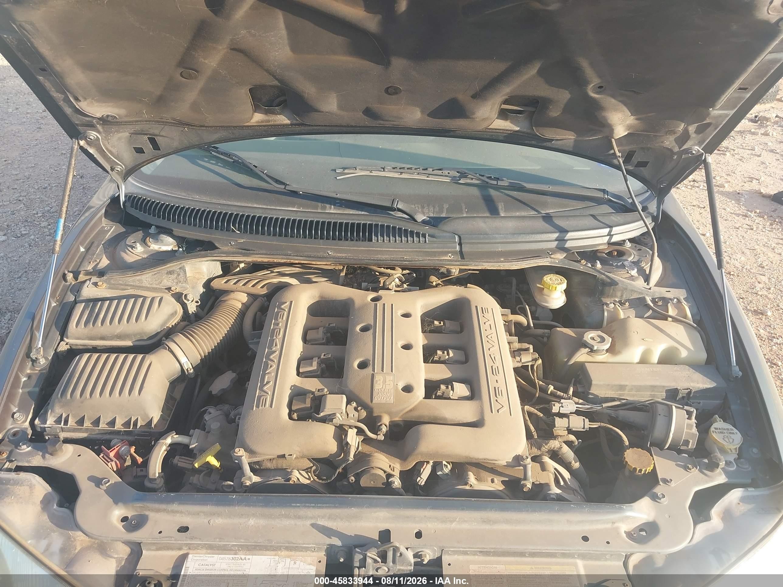 2002 Chrysler 300m   Серый vin: 2C3HE66G92H207372
