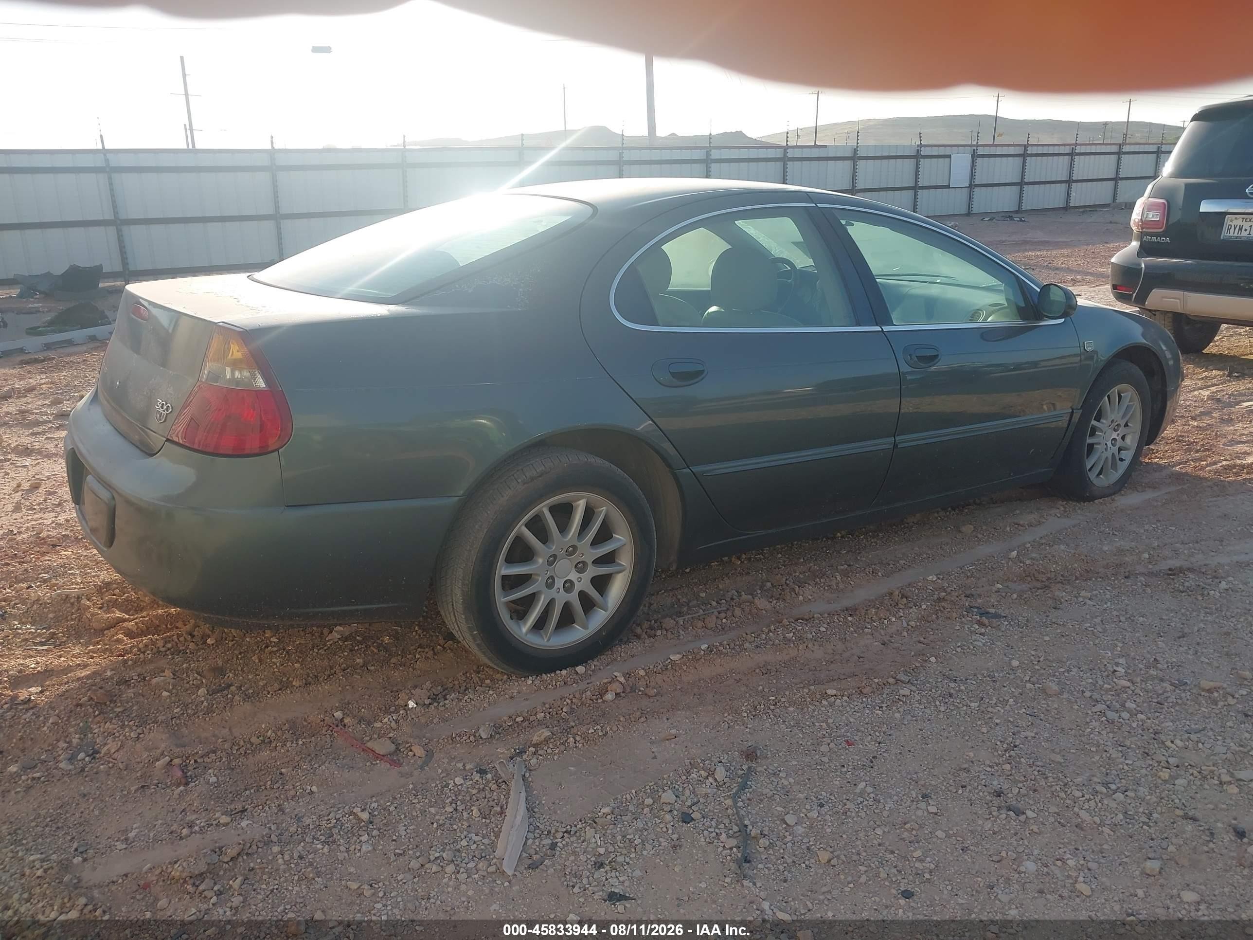 2002 Chrysler 300m   Серый vin: 2C3HE66G92H207372