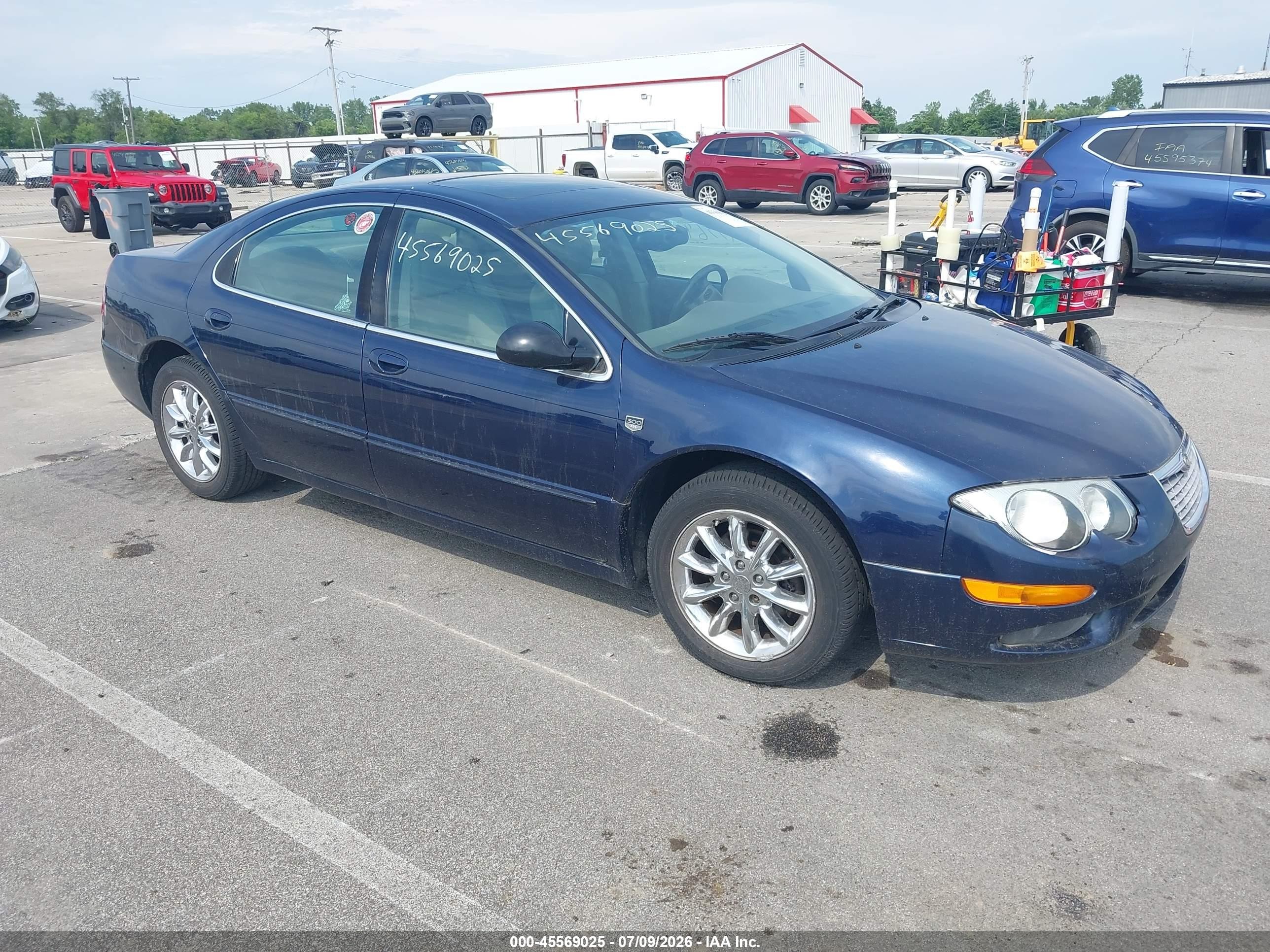 2004 Chrysler 300m   Синий vin: 2C3HE66G94H669059